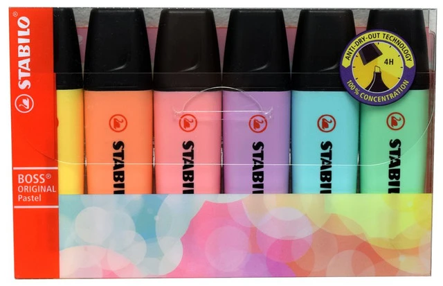 Stabilo Boss Highlighter Set - 6 Colors
