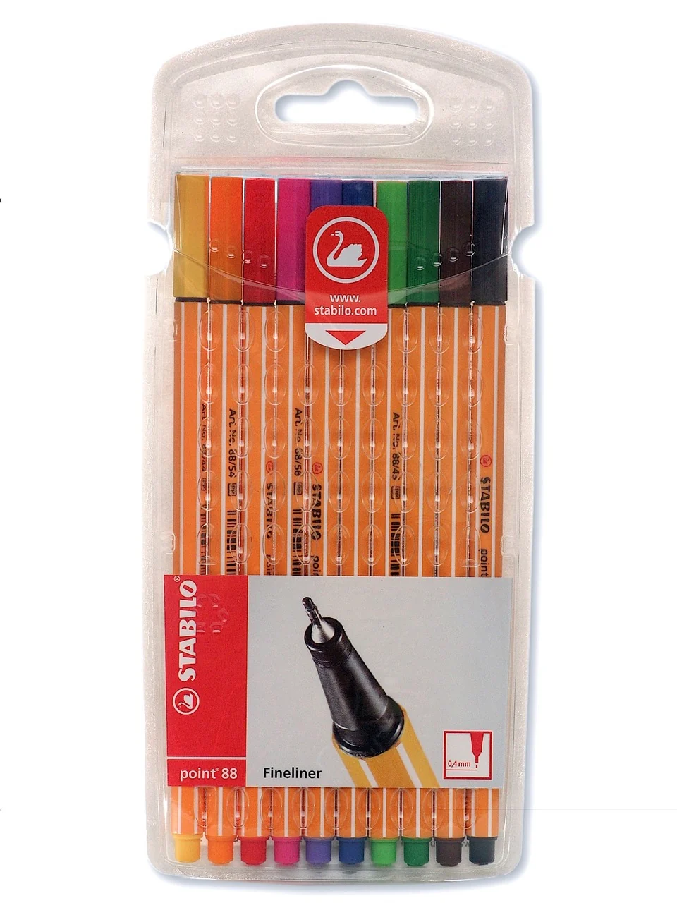 Stabilo Point 88 Fineliner Set - 10 Colors