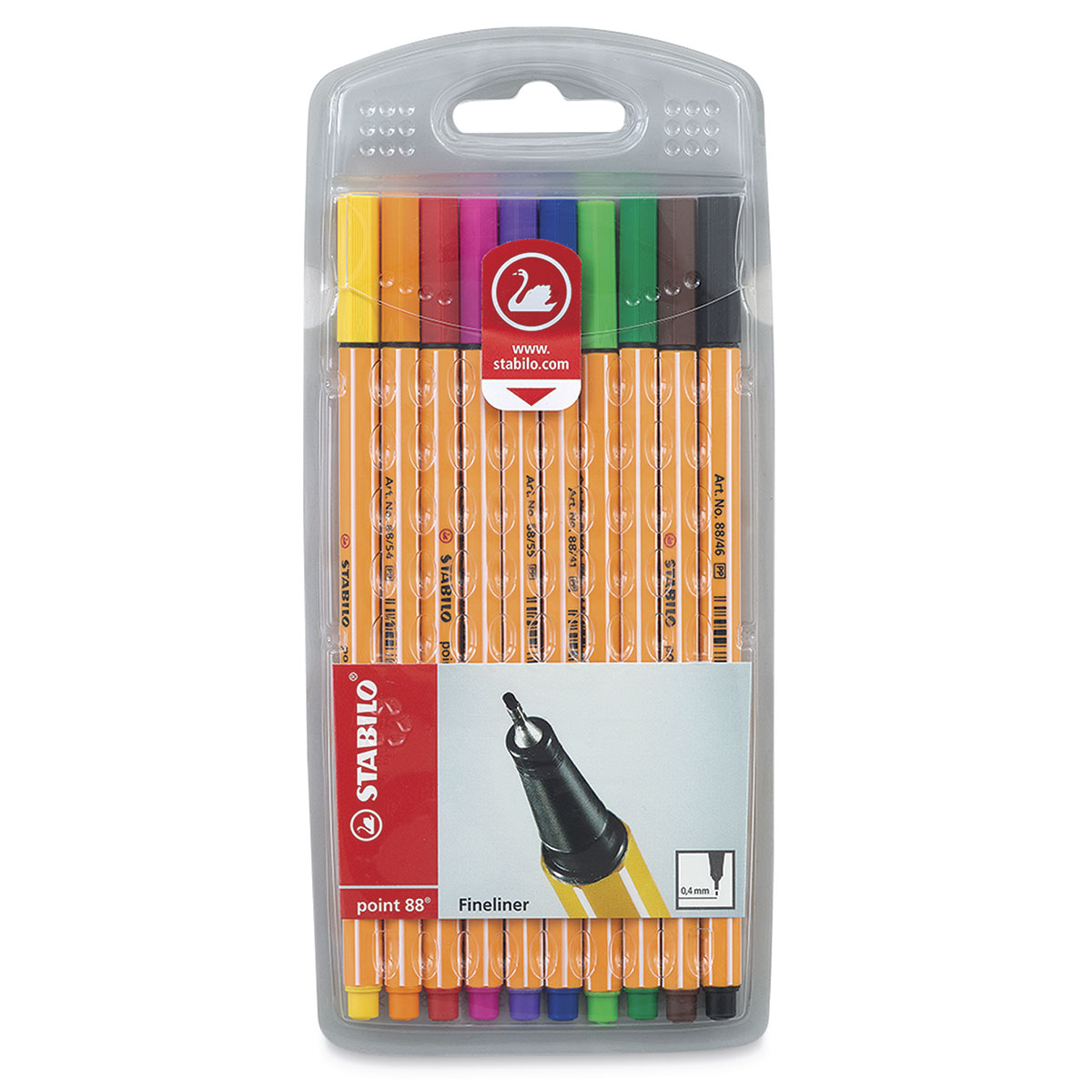 Stabilo Point 88 Fineliner Set - 10 Colors
