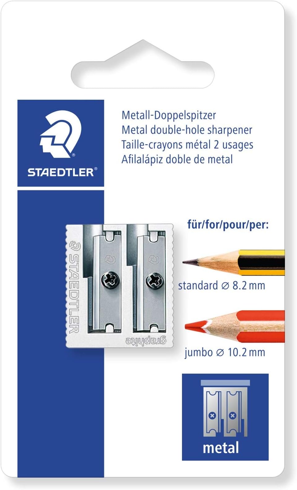 Staedtler Sharpener - Metal - 10 Pack