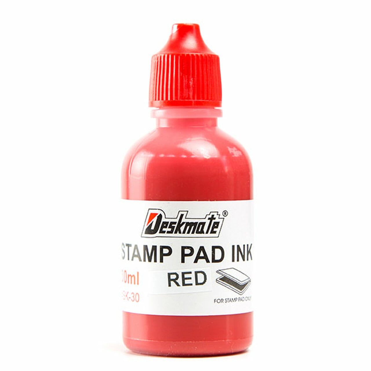 Stamp Ink - Pad Ink - Red - 30ml
