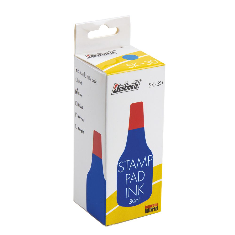 Stamp Ink Refill - Blue - 30ml