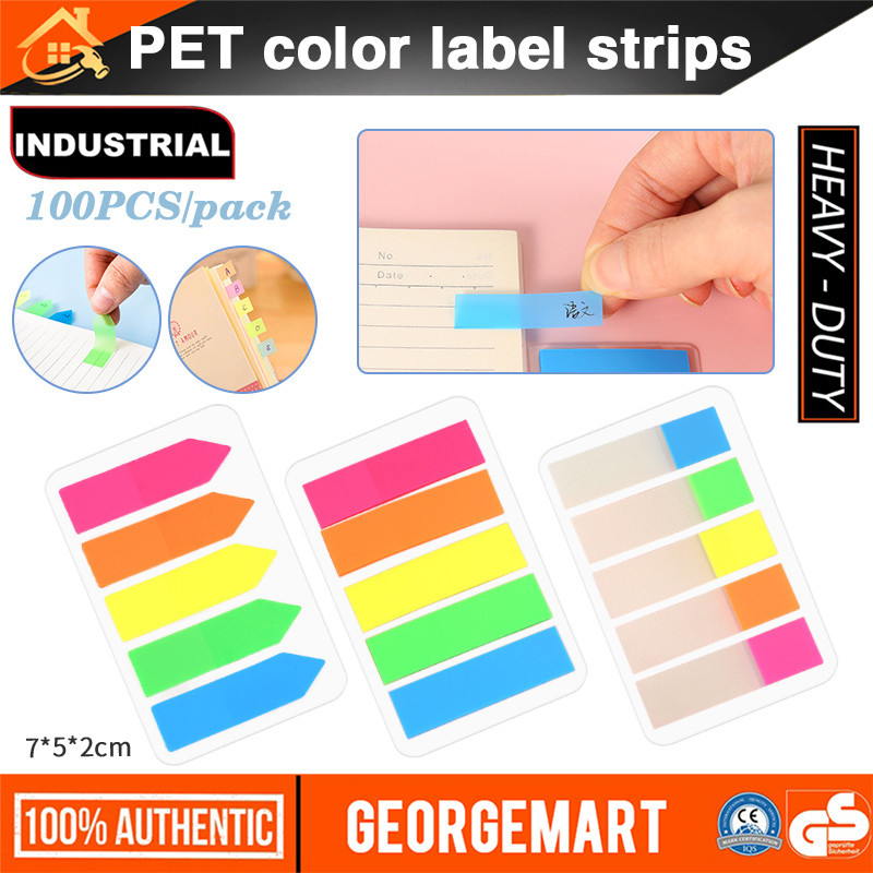 Sticky Flags - Index - 5 Colors - 100 Sheets
