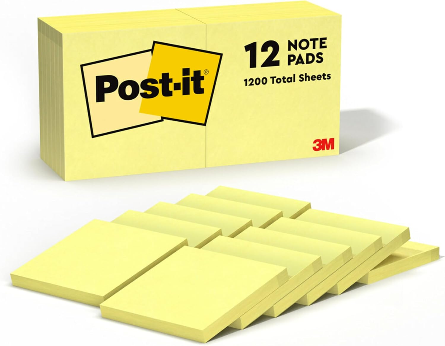 Sticky Notes - 3x3 inch - 12 Pads
