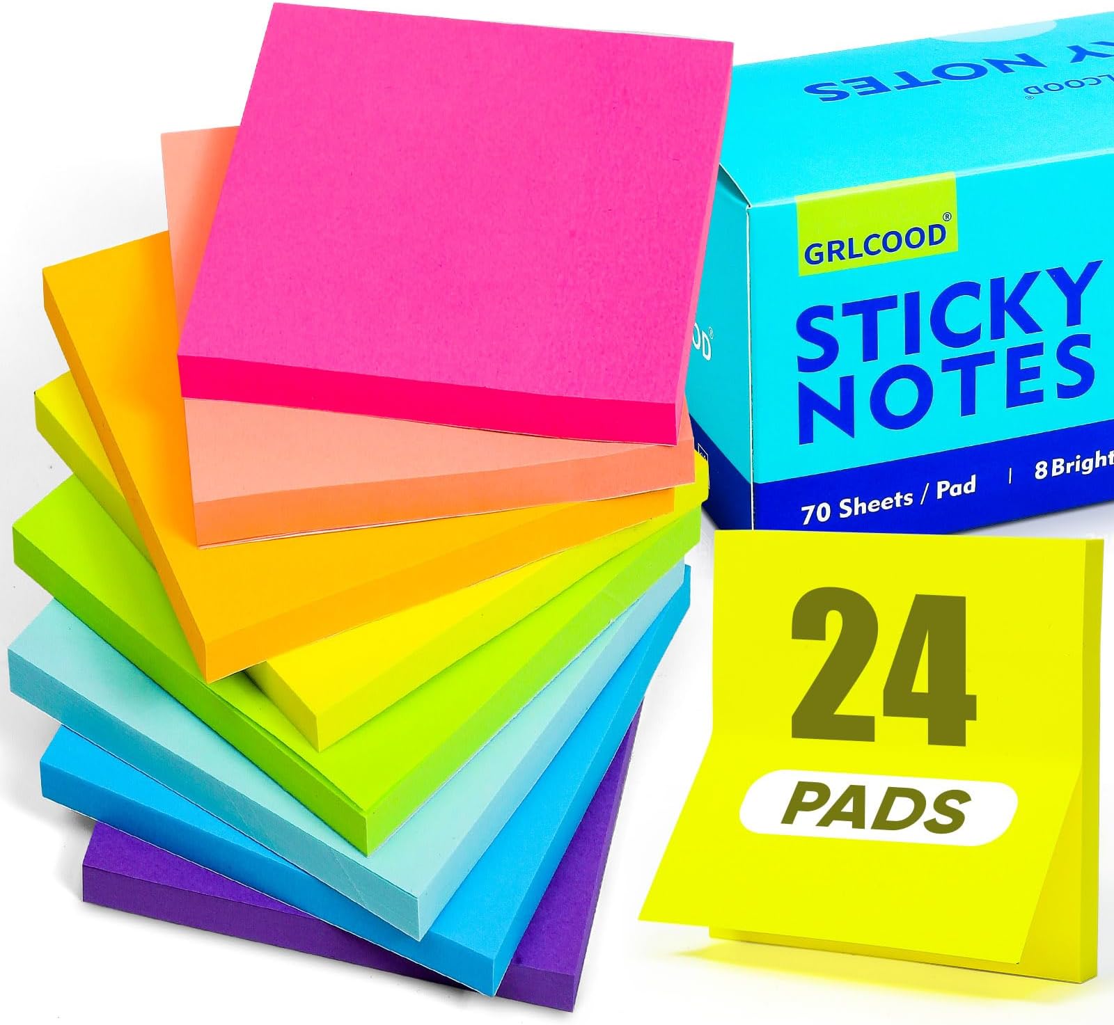 Sticky Notes - 3x3 inch - 12 Pads