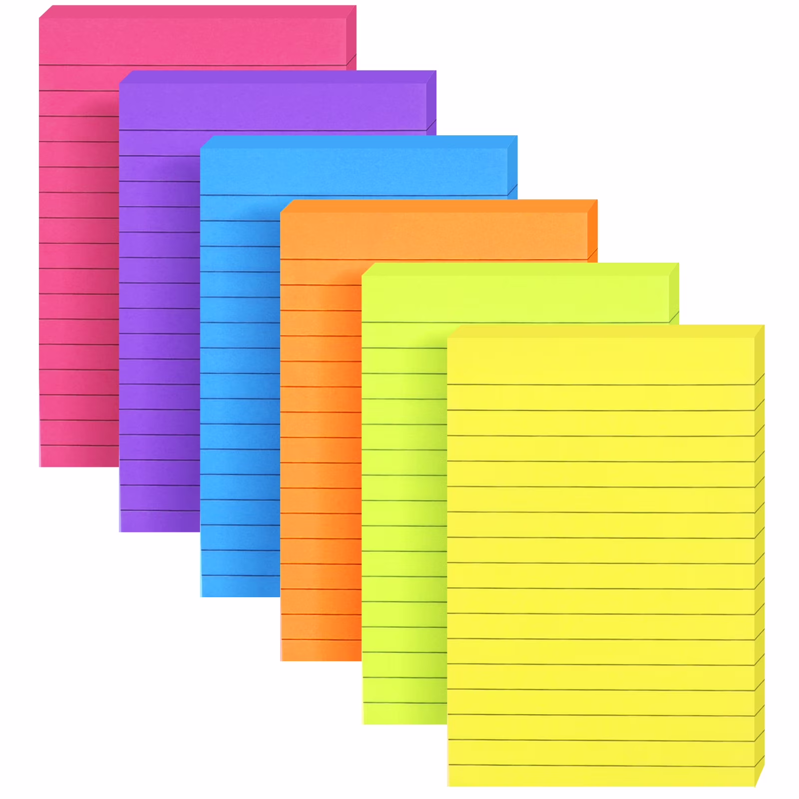 Sticky Notes - 4x6 inch - 6 Pads