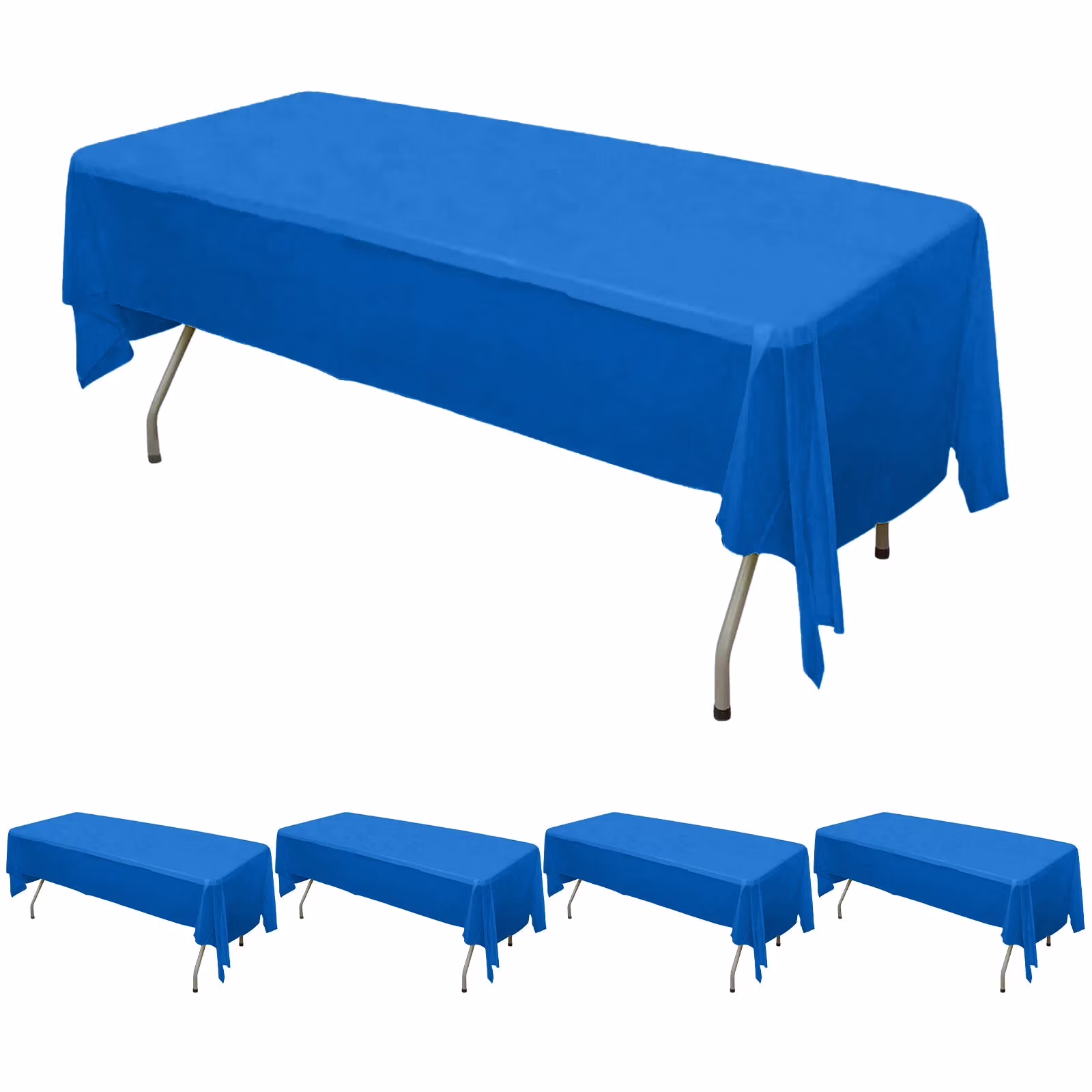 Table Cover - 1.4x4m - Plastic - Blue