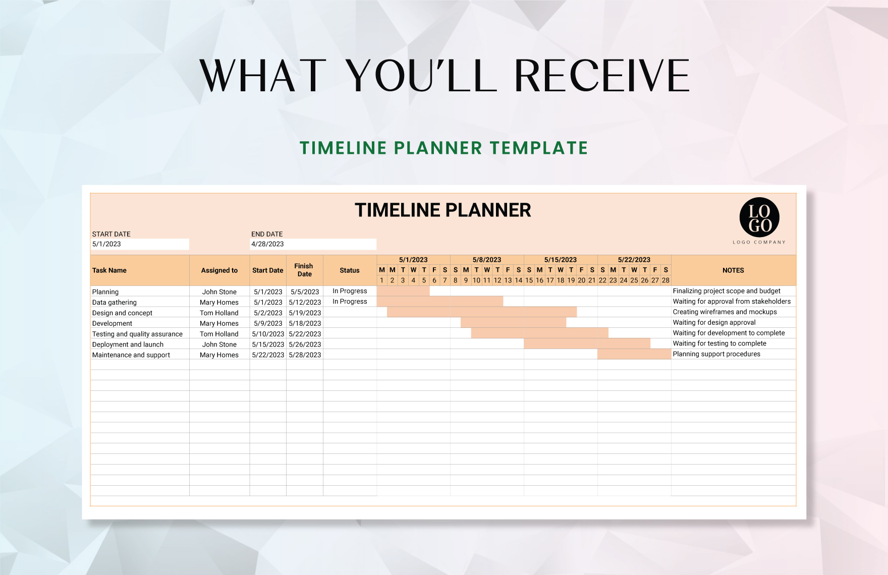 Timeline Planner