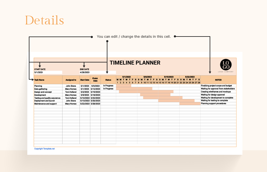 Timeline Planner