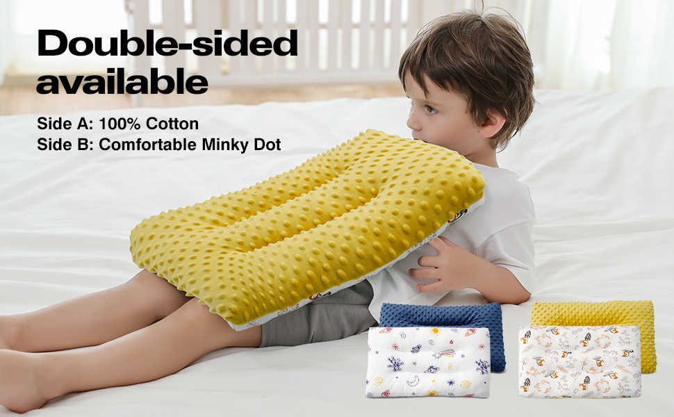 Toddler Pillow - 2-5 Years - Cotton