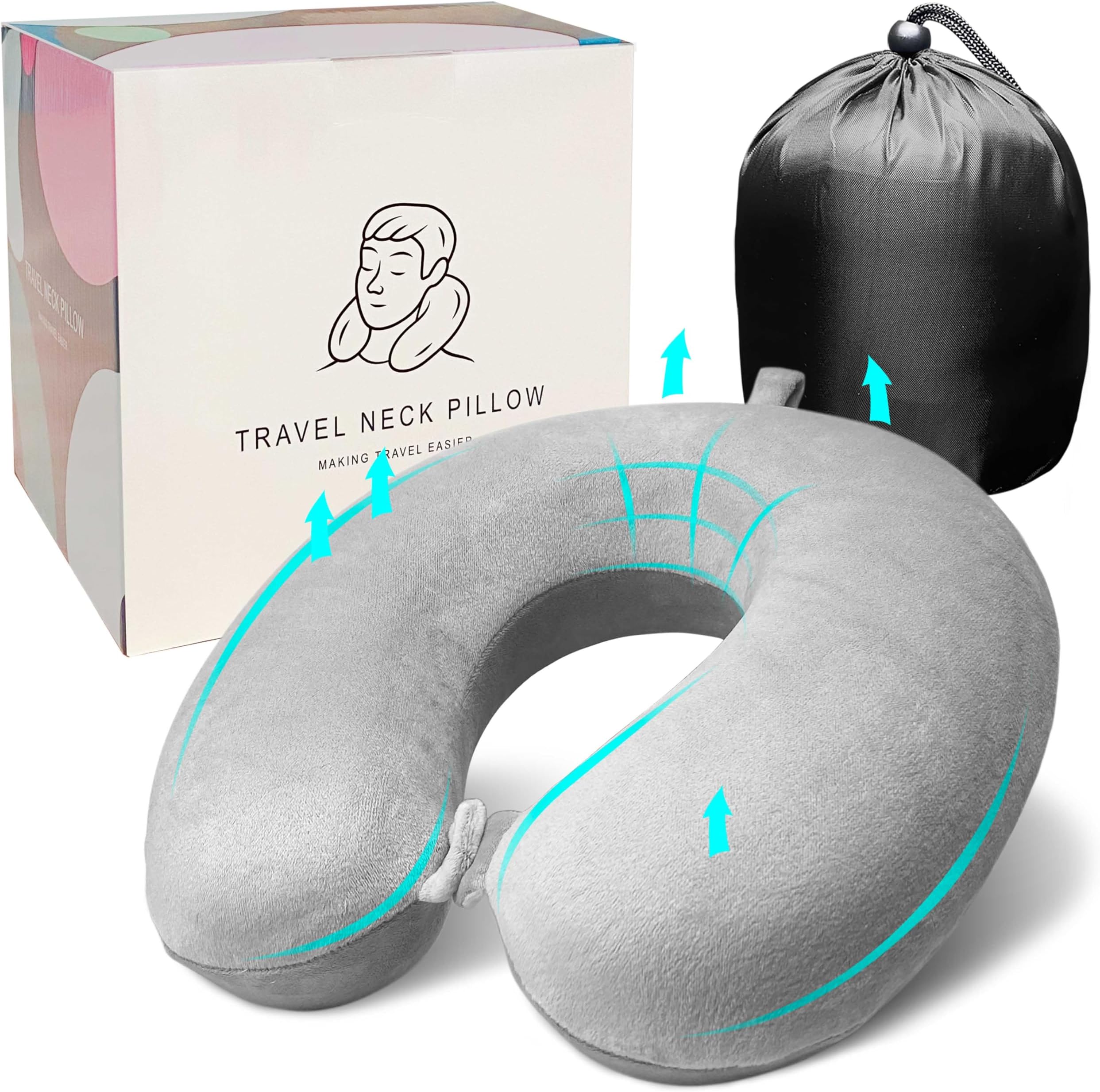 Travel Pillow - Memory Foam - U-Shape
