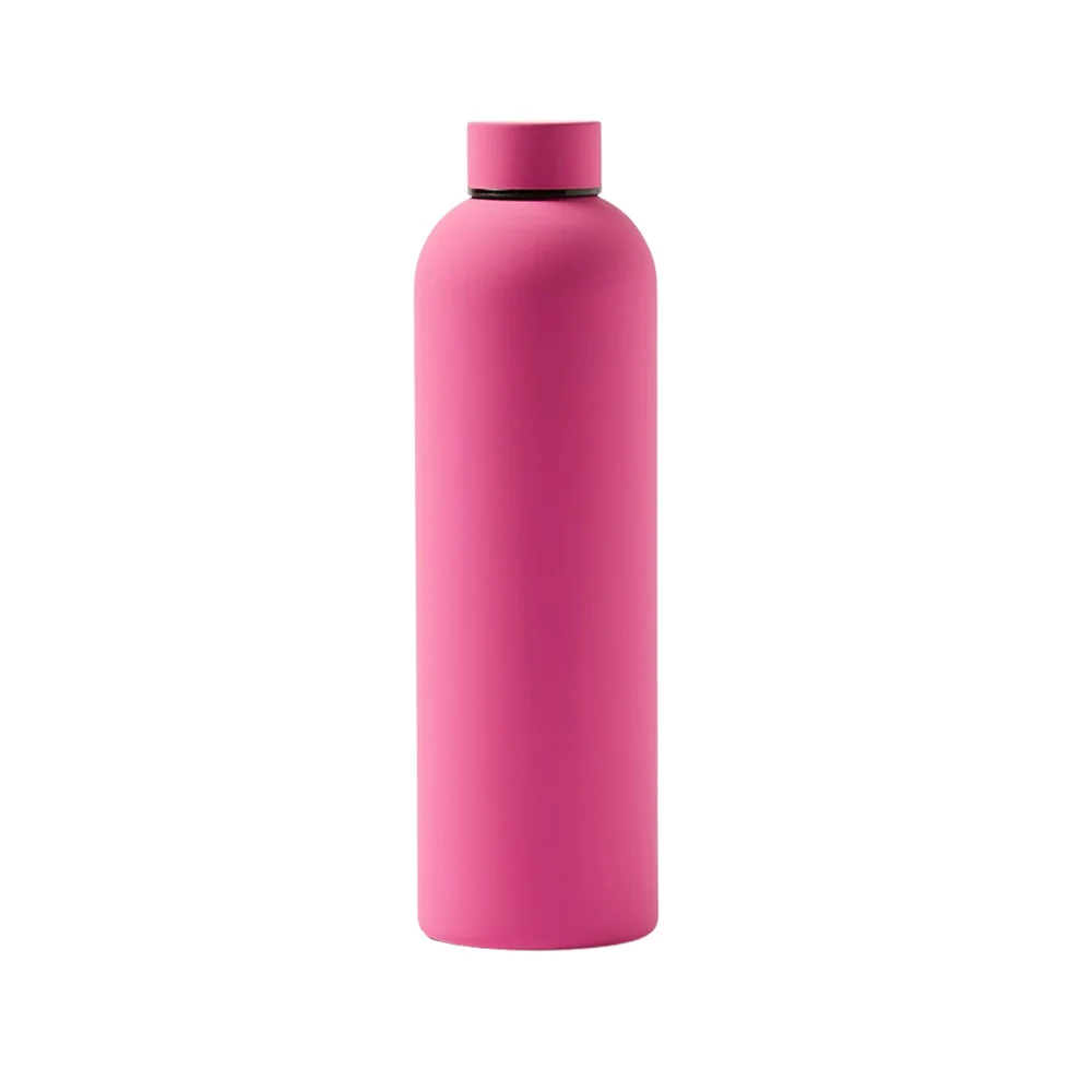 Water Bottle - Steel - 500ml - Pink