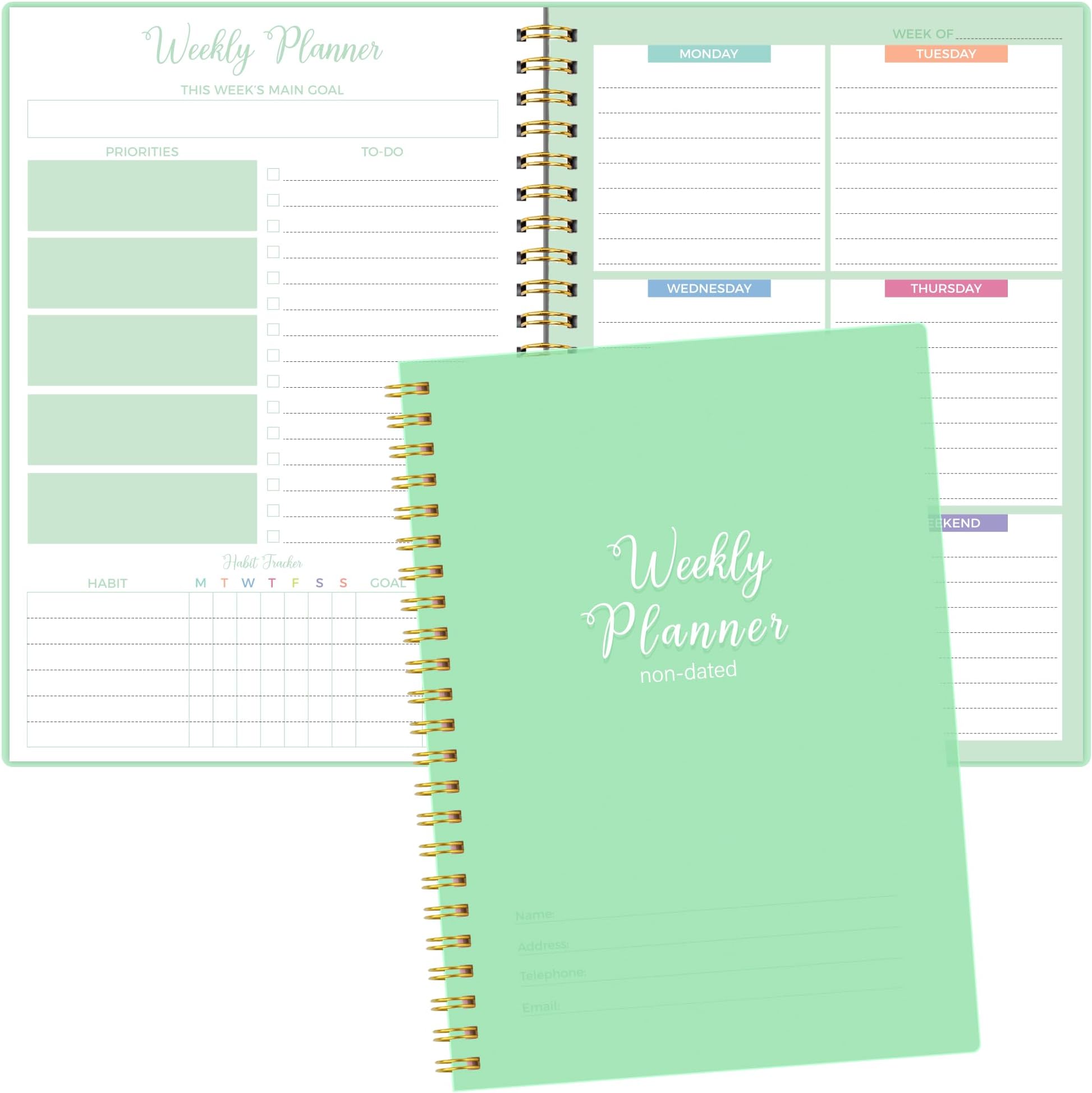 Weekly Planner Notebook