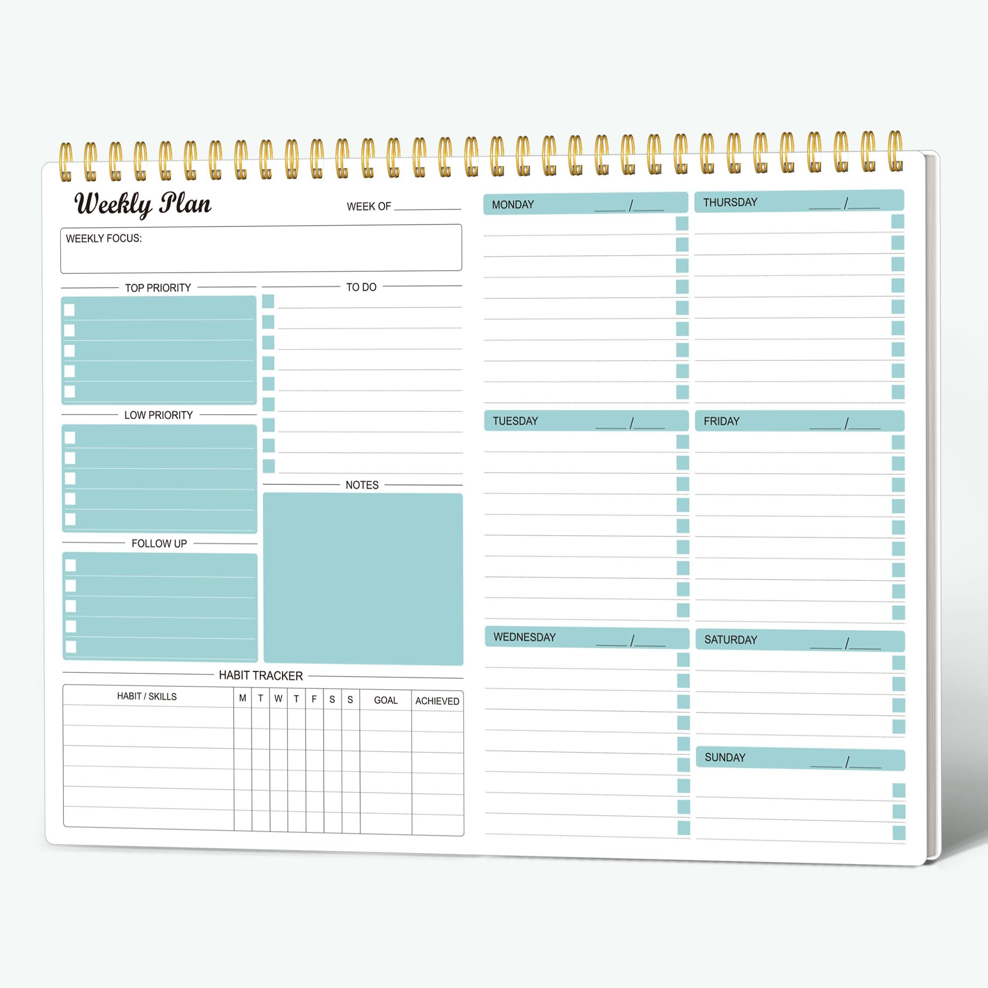 Weekly Planner Notebook