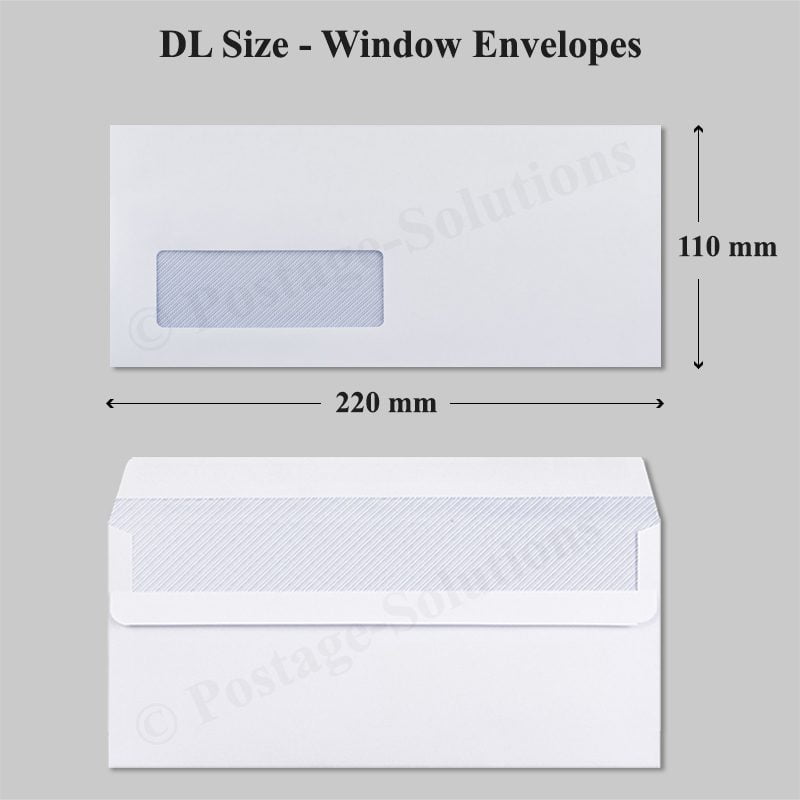 White Envelope DL
