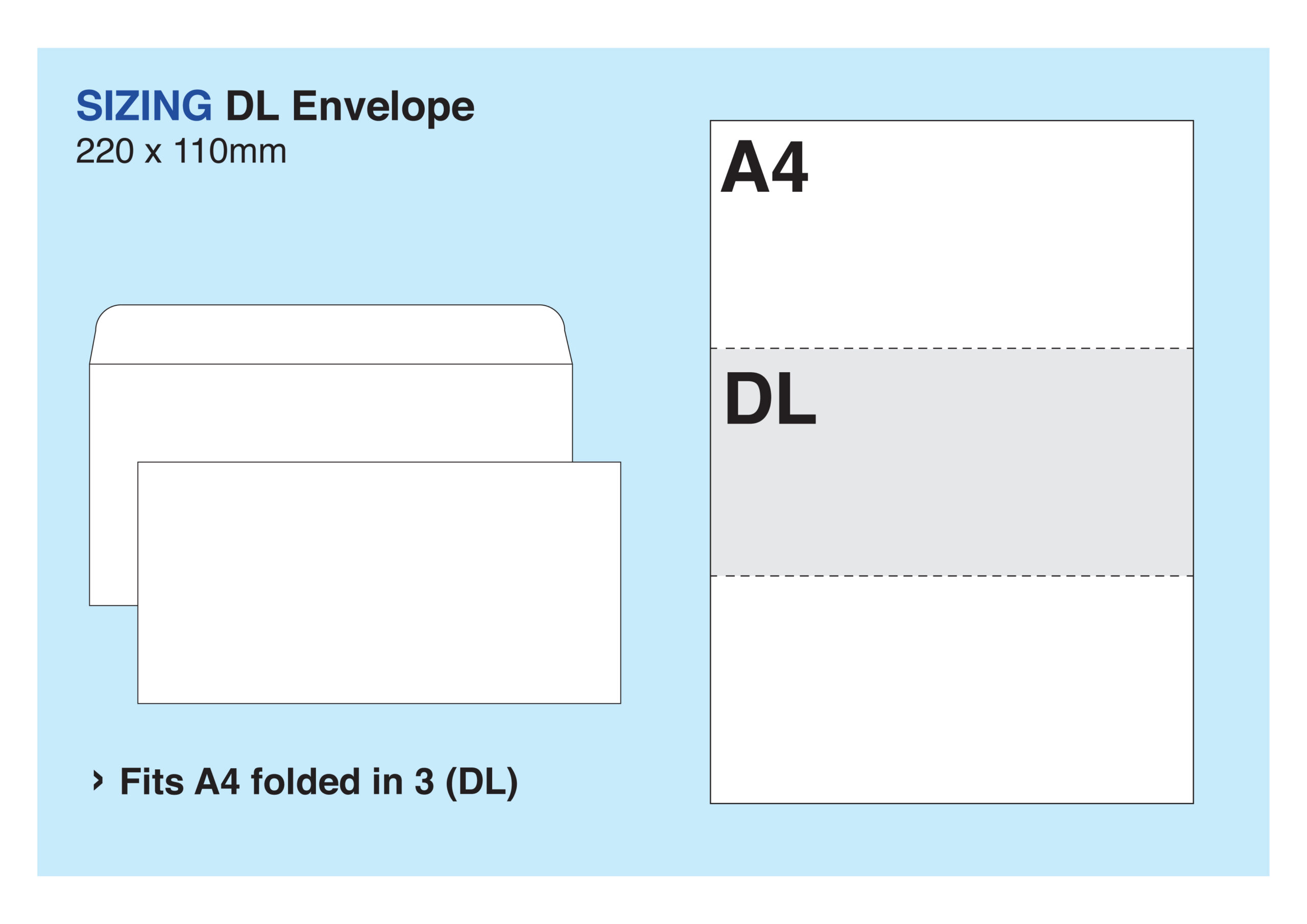 White Envelope DL