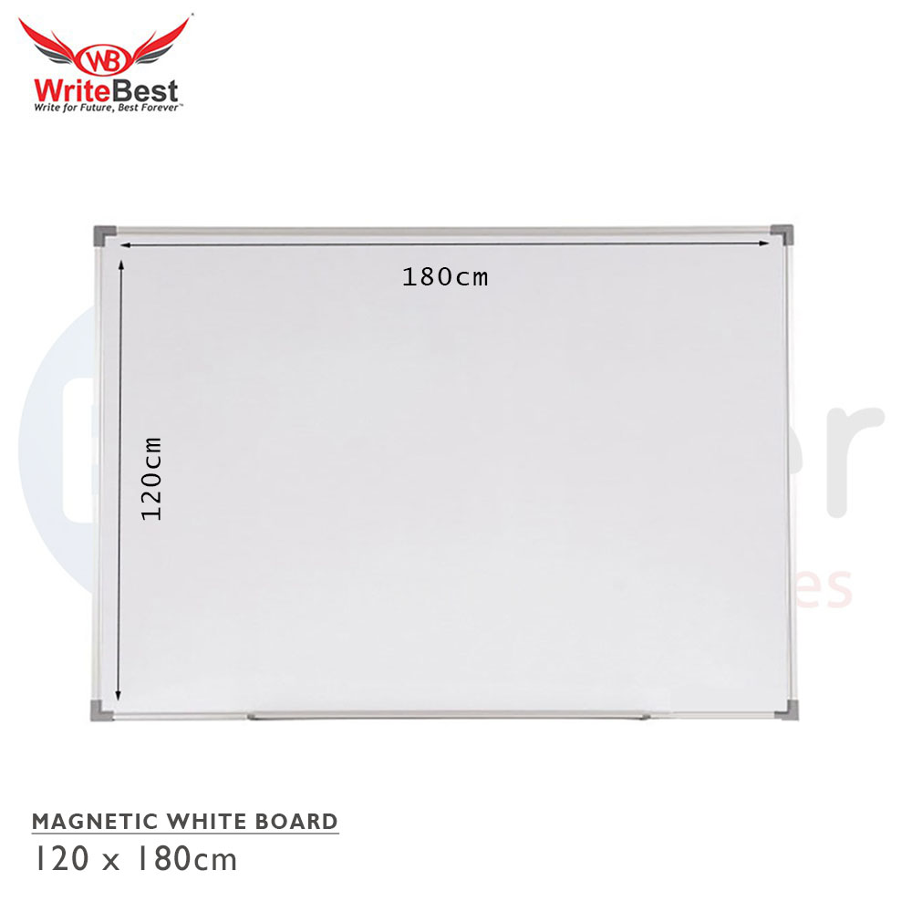 Whiteboard - 120x180cm - Magnetic