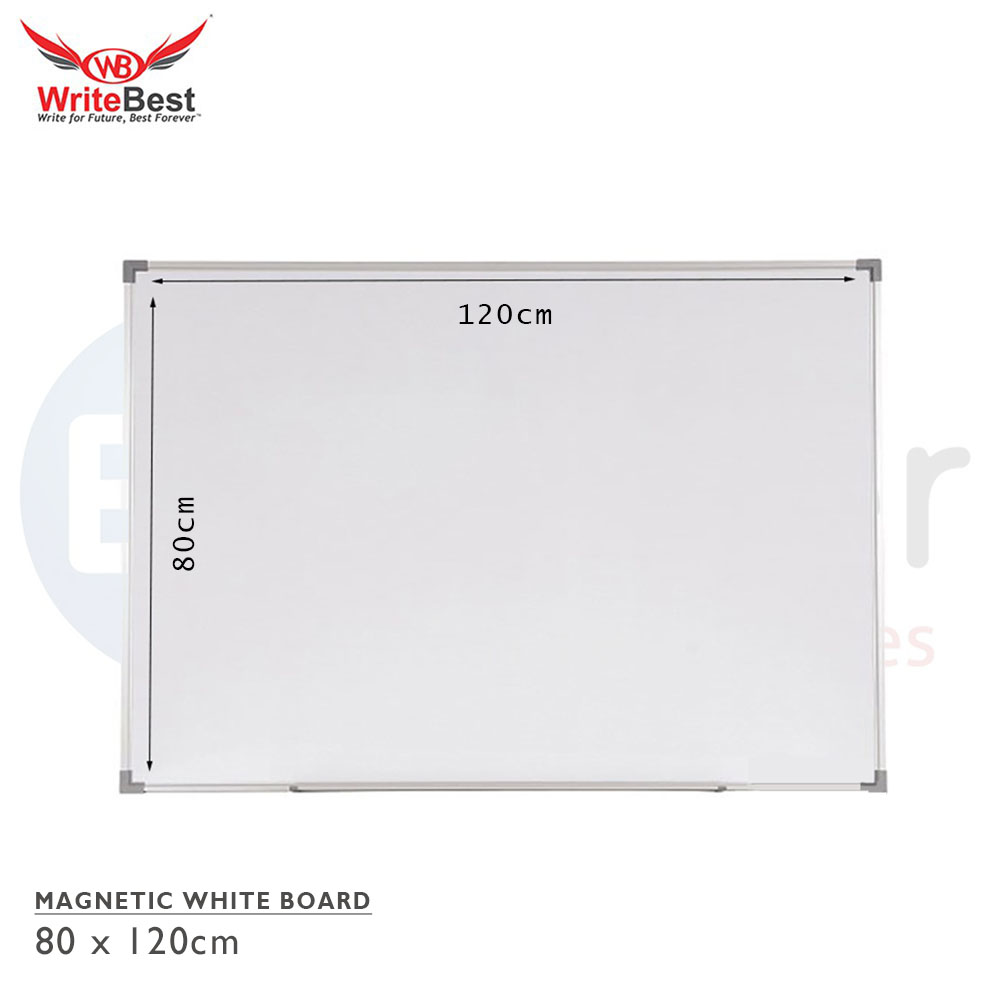 Whiteboard - 90x120cm - Magnetic