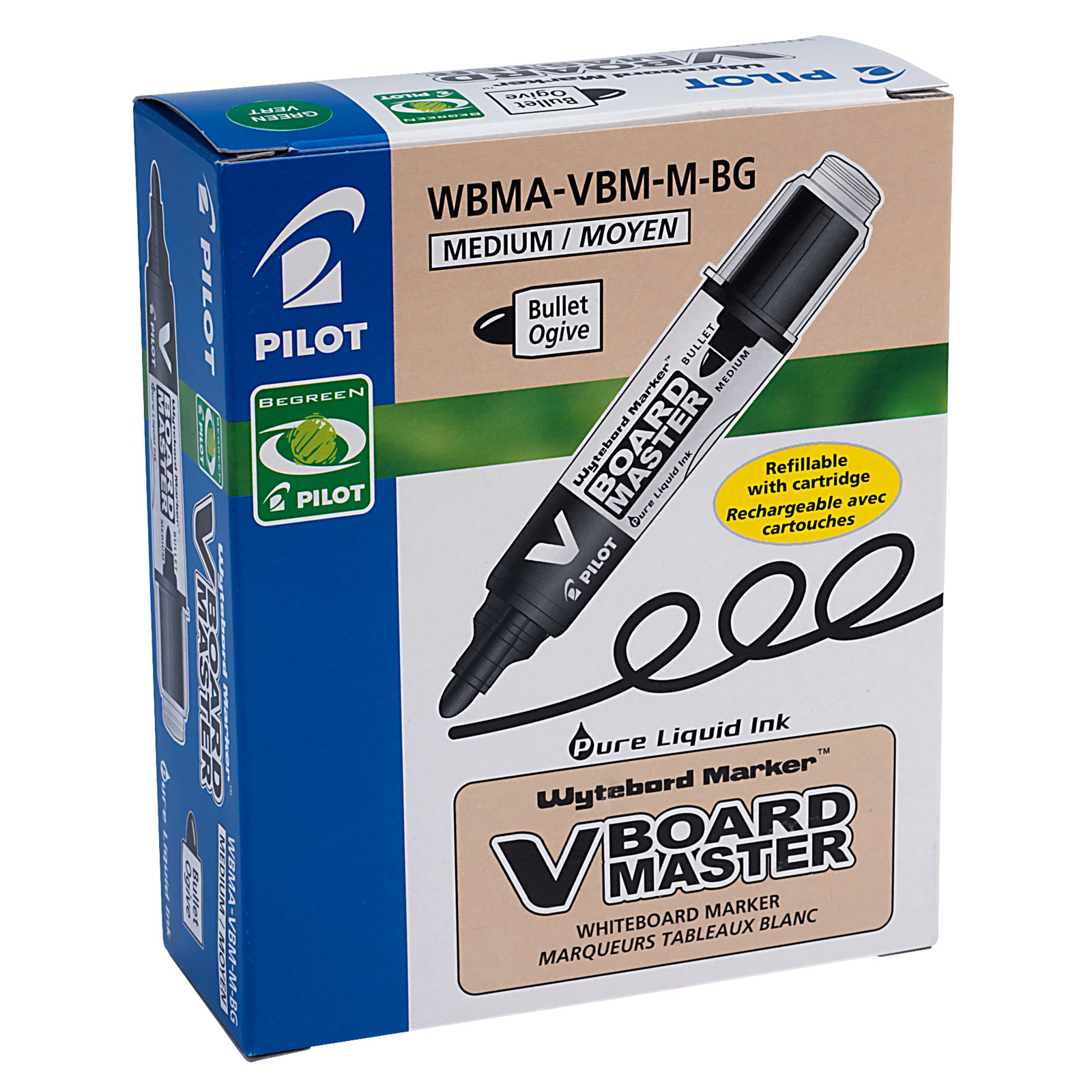 Whiteboard Marker - Green - 12 Pack