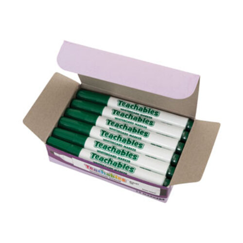 Whiteboard Marker - Green - 12 Pack
