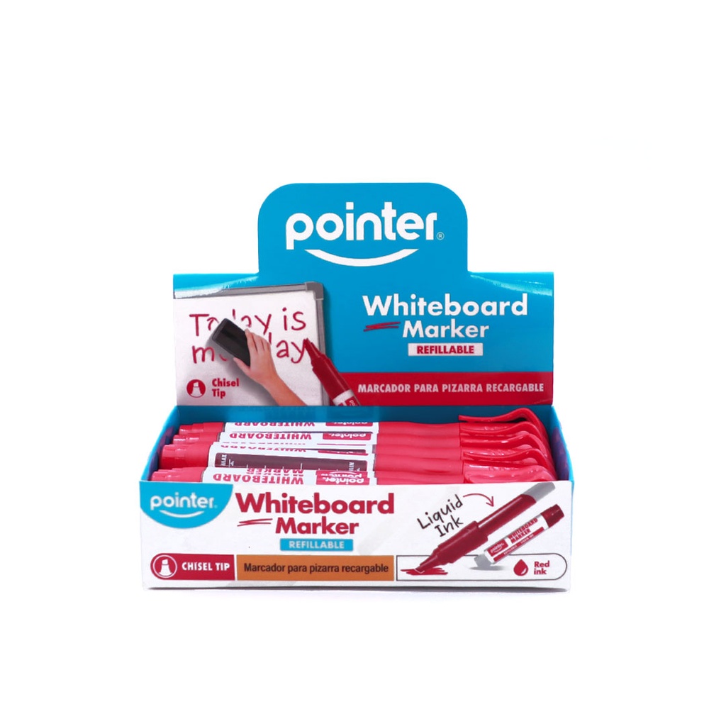 Whiteboard Marker - Red - 12 Pack