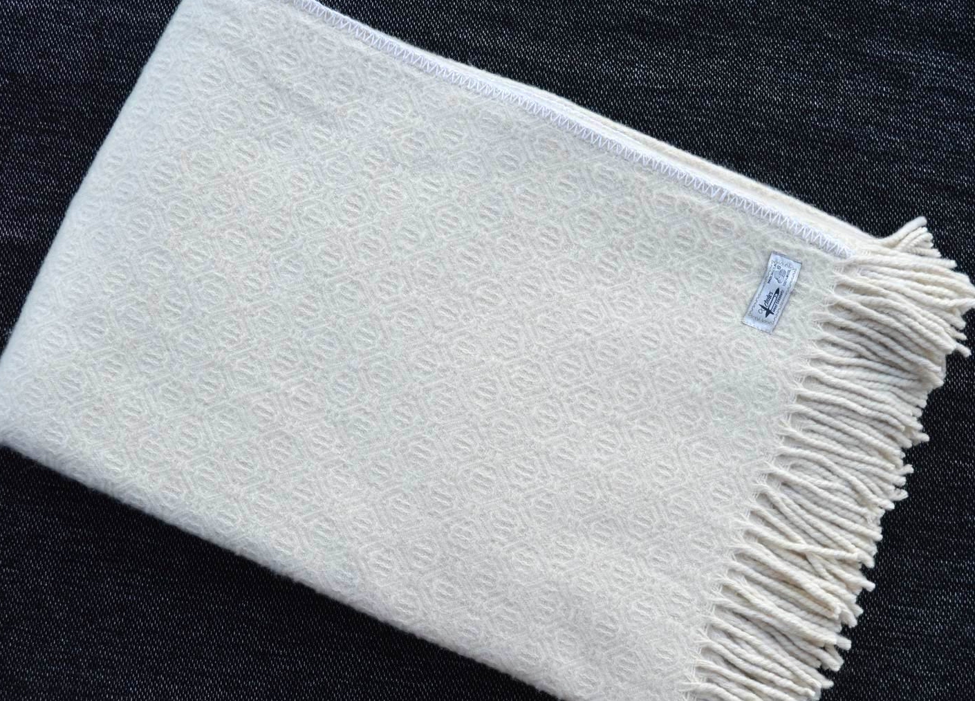 Wool Blanket - King - White