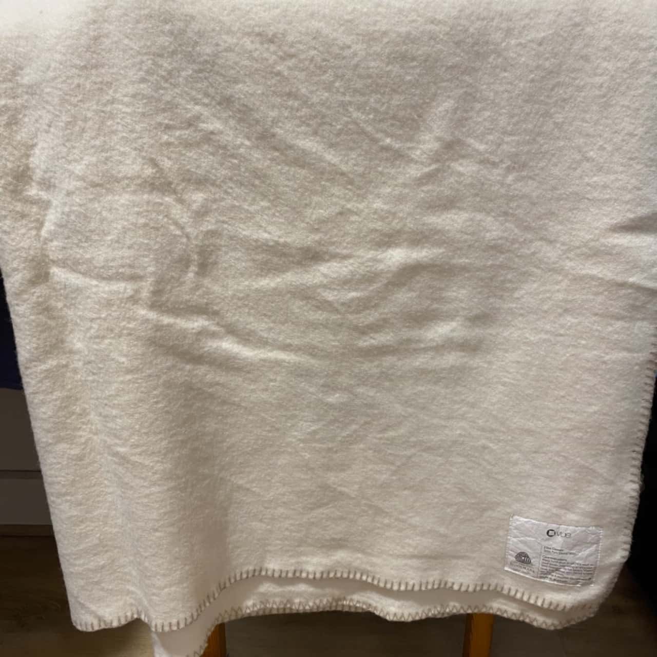 Wool Blanket - King - White