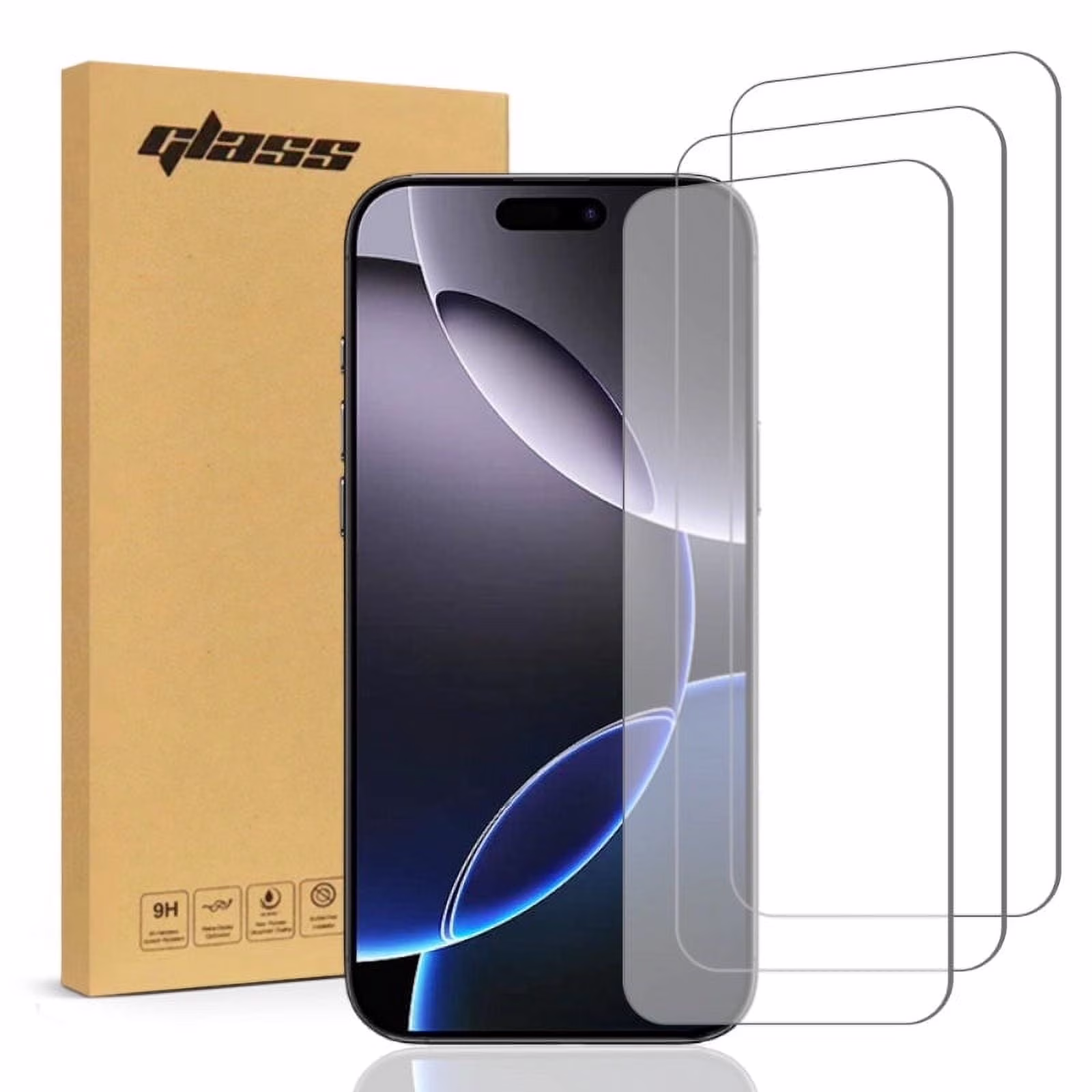 iPhone 16 Pro Max Tempered Glass Screen Protector