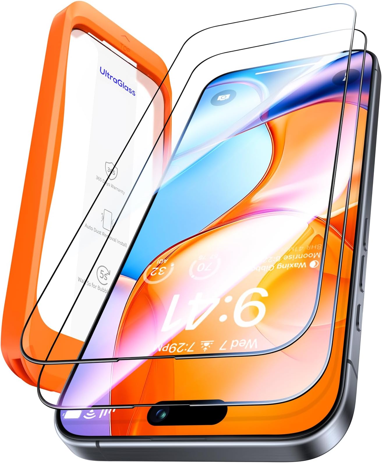 iPhone 16 Tempered Glass Screen Protector