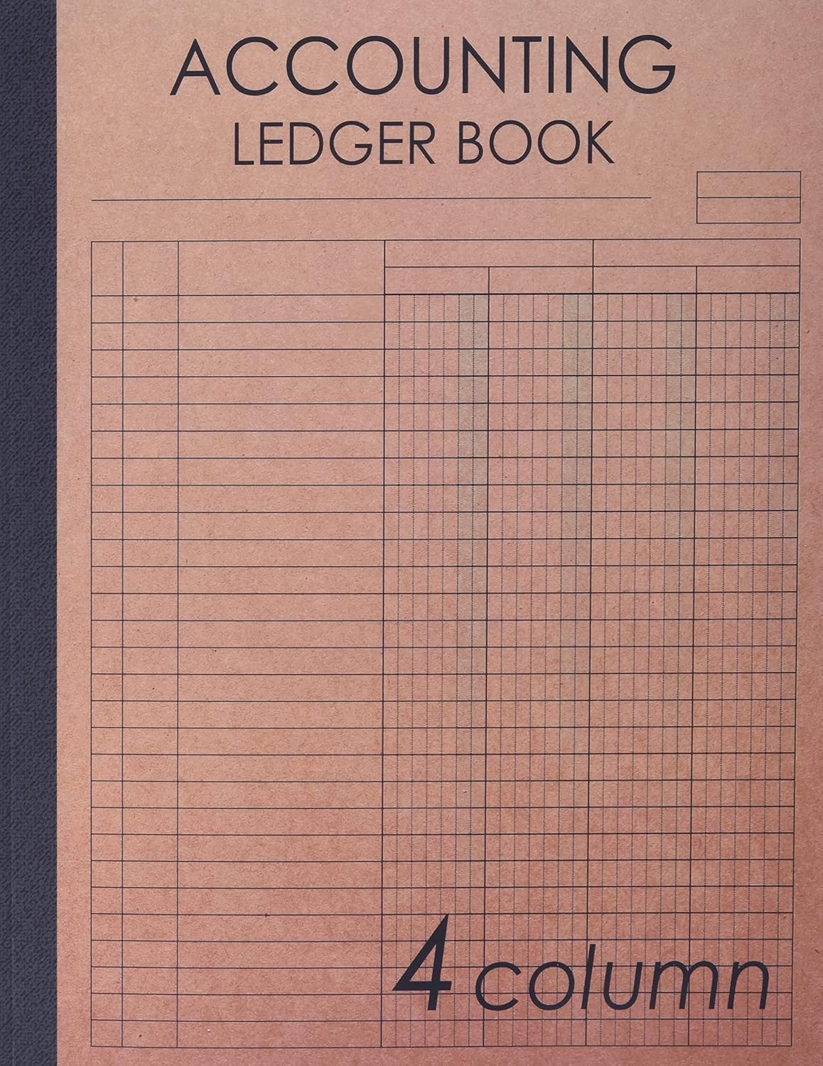 Accounting Notebook - A4 - 120 Pages - Columnar