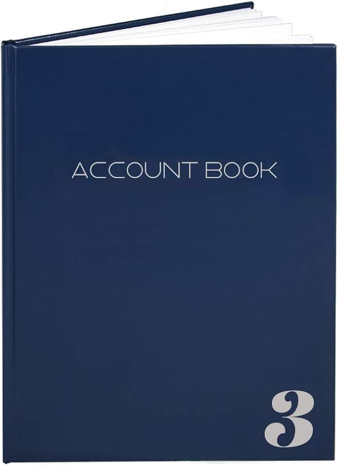 Accounting Notebook - A4 - 200 Pages - Columnar