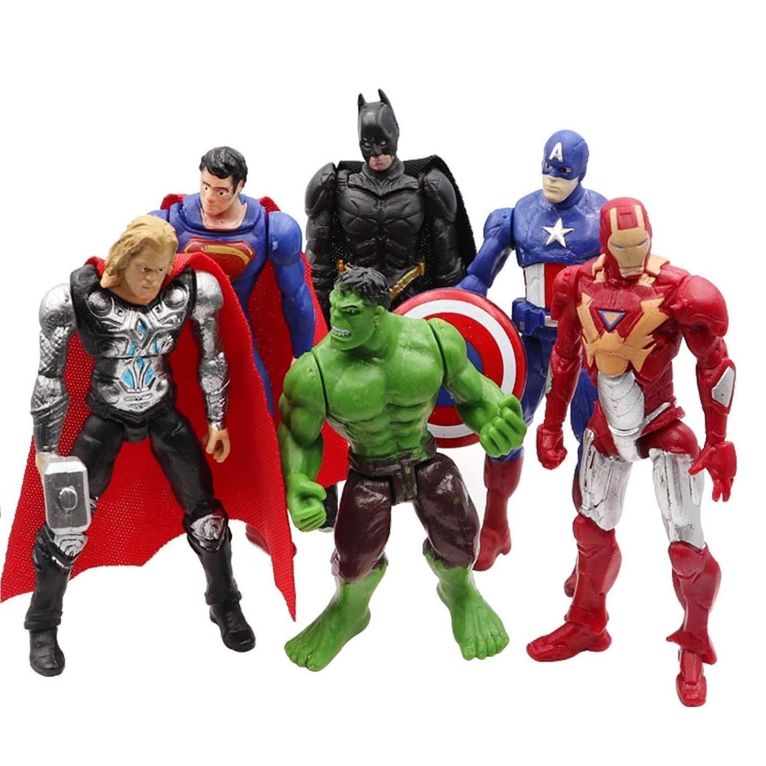 Action Figure - Set of 6 - Superheroes