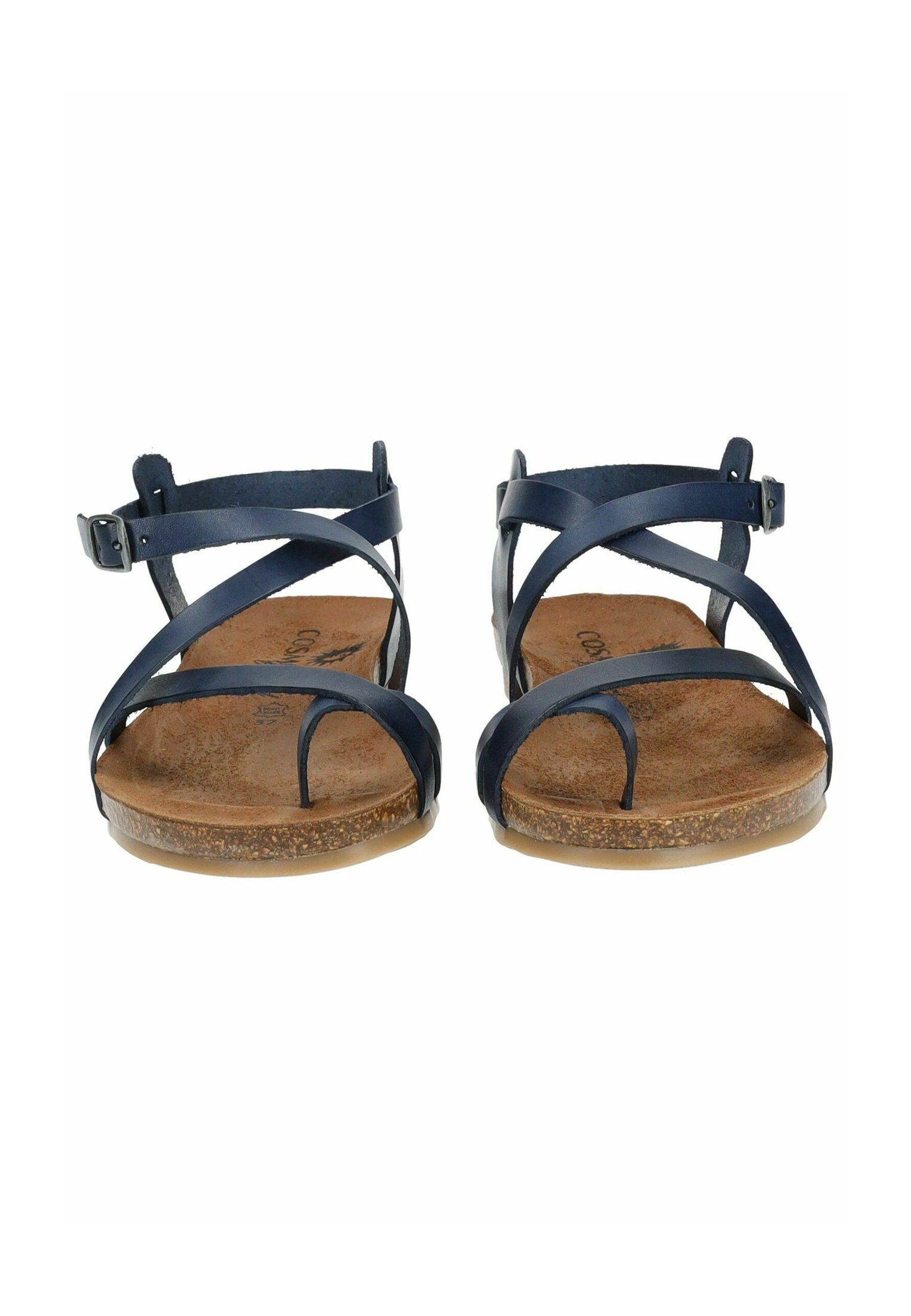 Adventure Navy Blue Leather Sandals