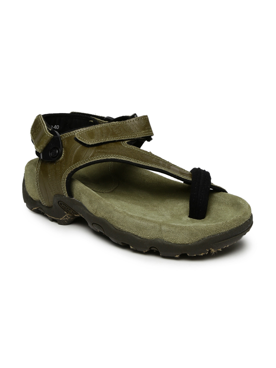 Adventure Olive Leather Sandals