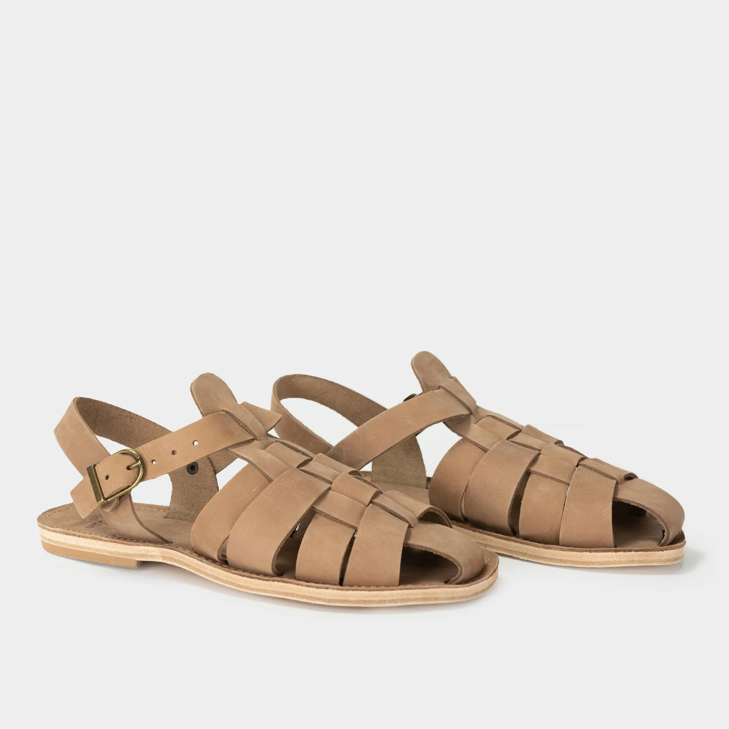 Adventure Tan Leather Sandals