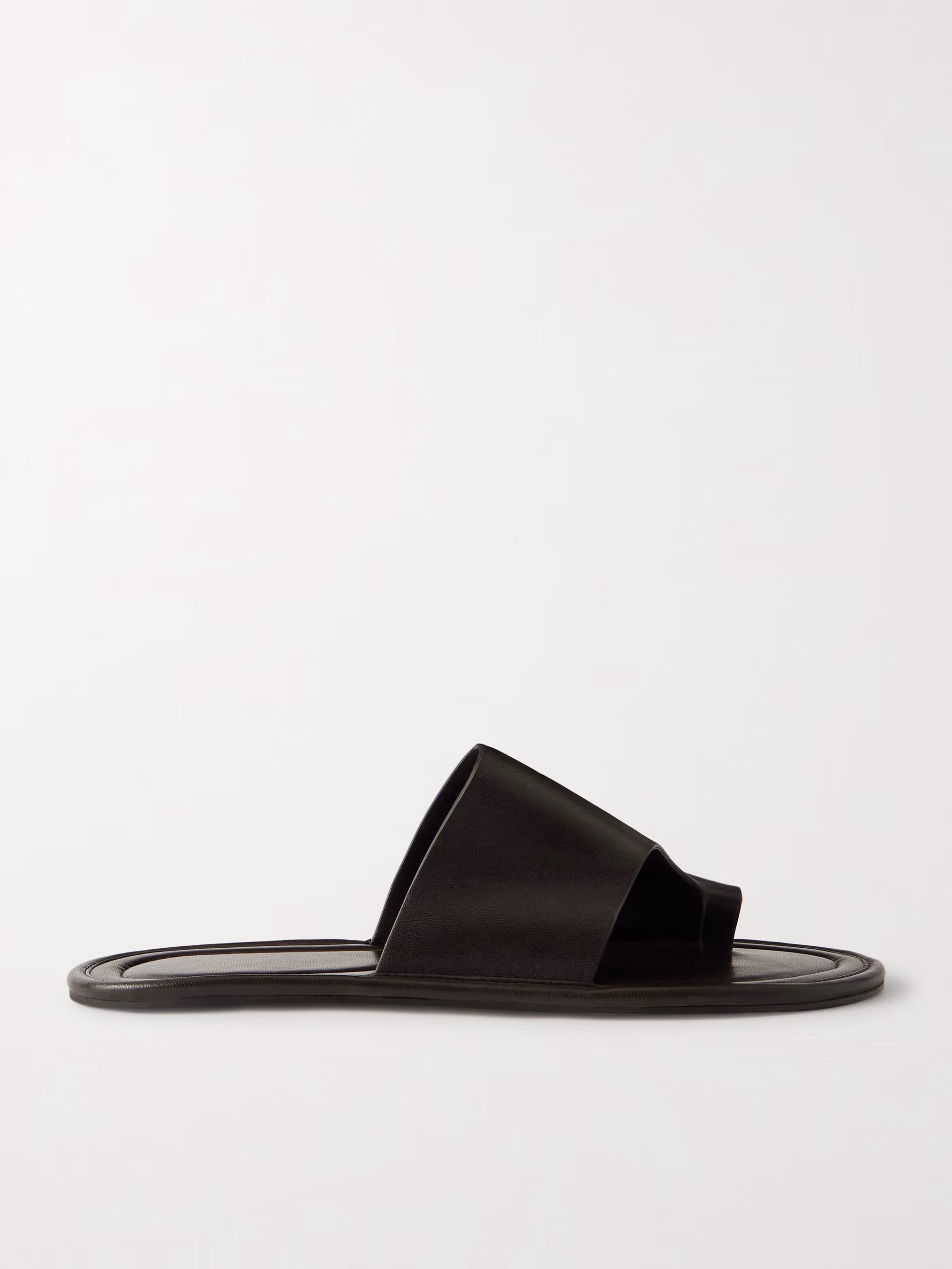 Air Charcoal Leather Sandals