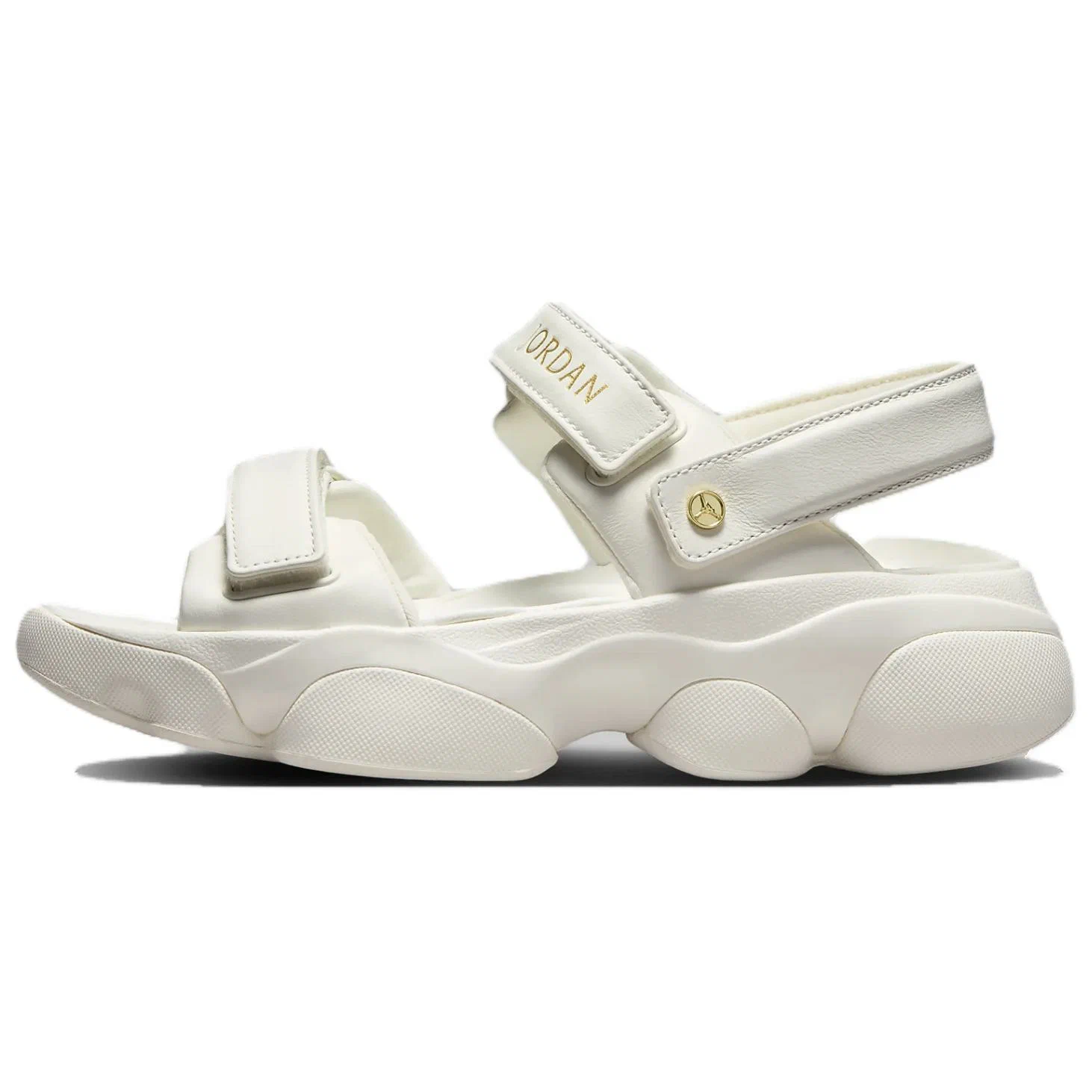 Air White Leather Sandals