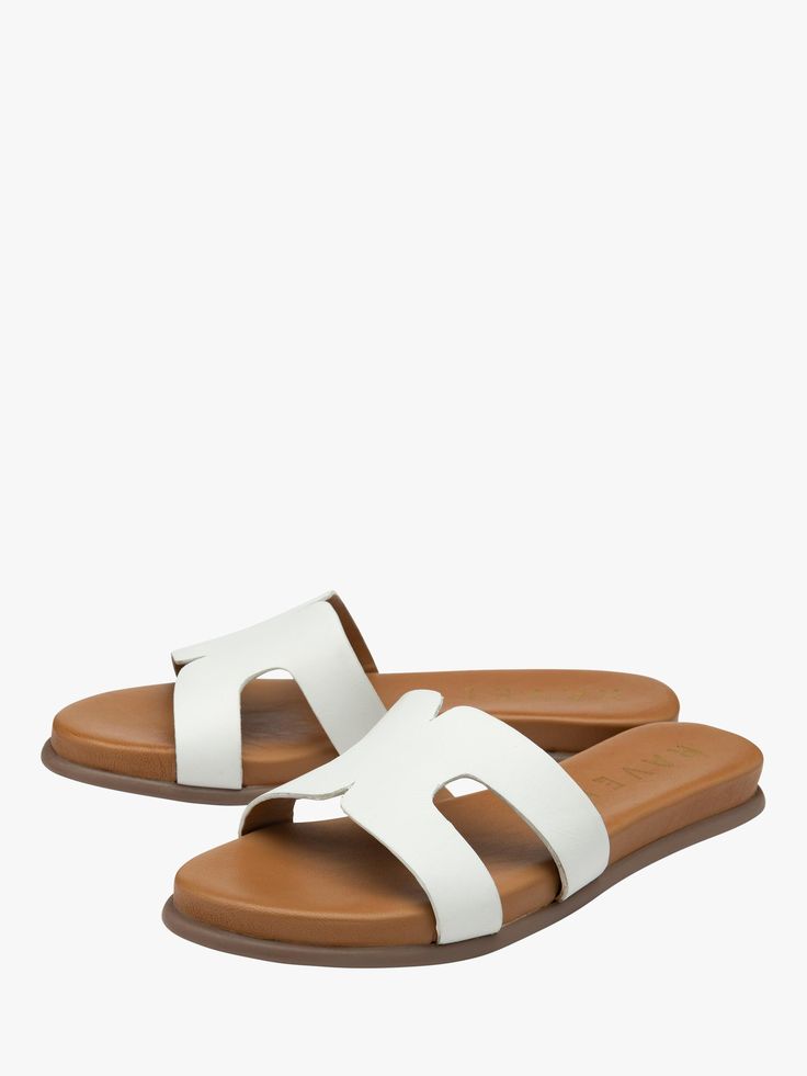 Air White Slide Sandals