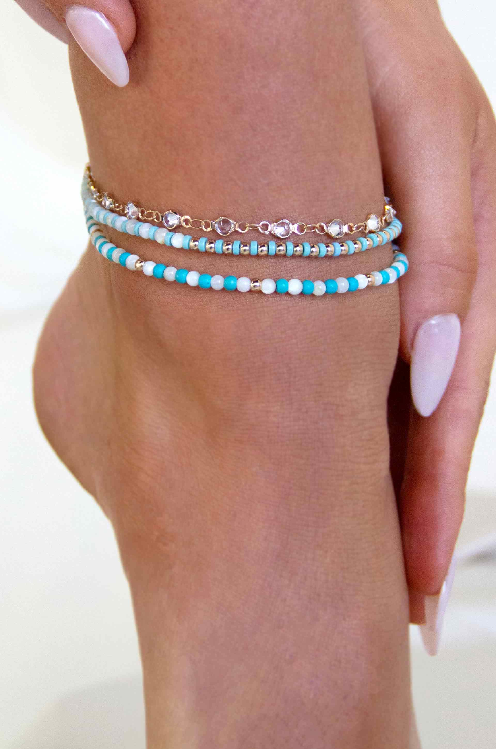 Anklet - Teal