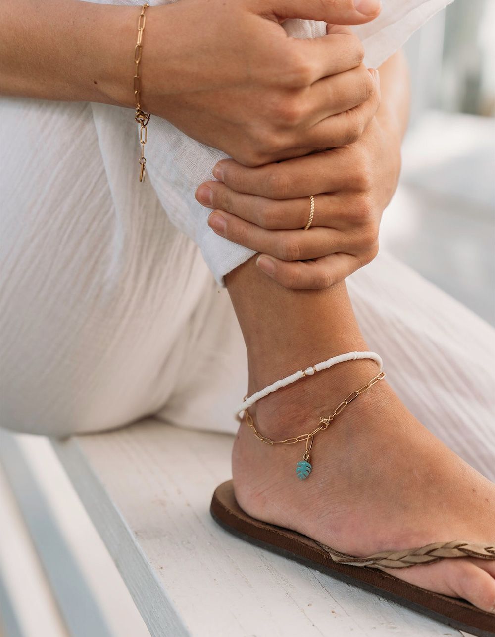 Anklet - Teal