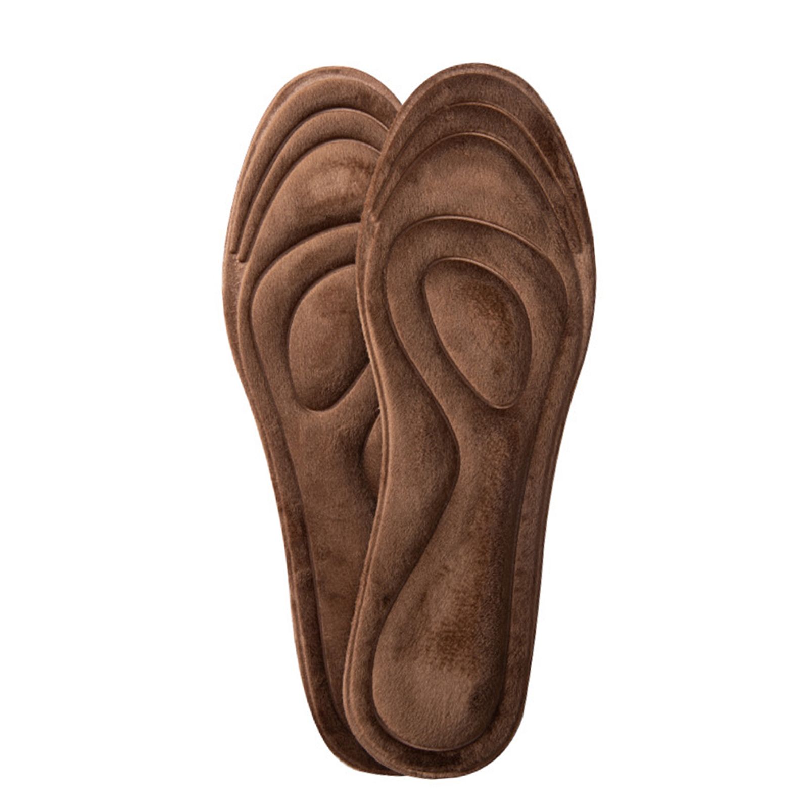 Anti-Slip Brown Shoe Insoles
