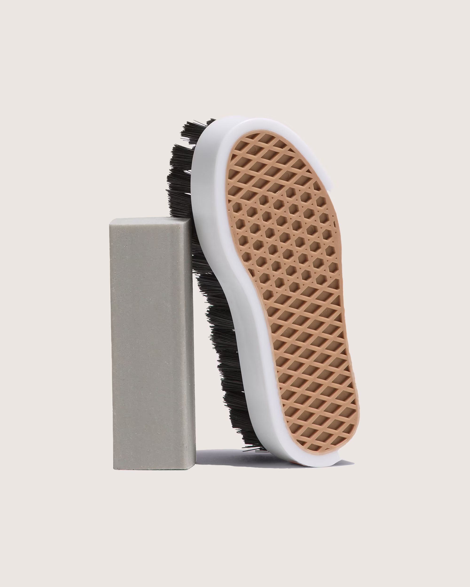 Anti-Slip White Shoe Brush