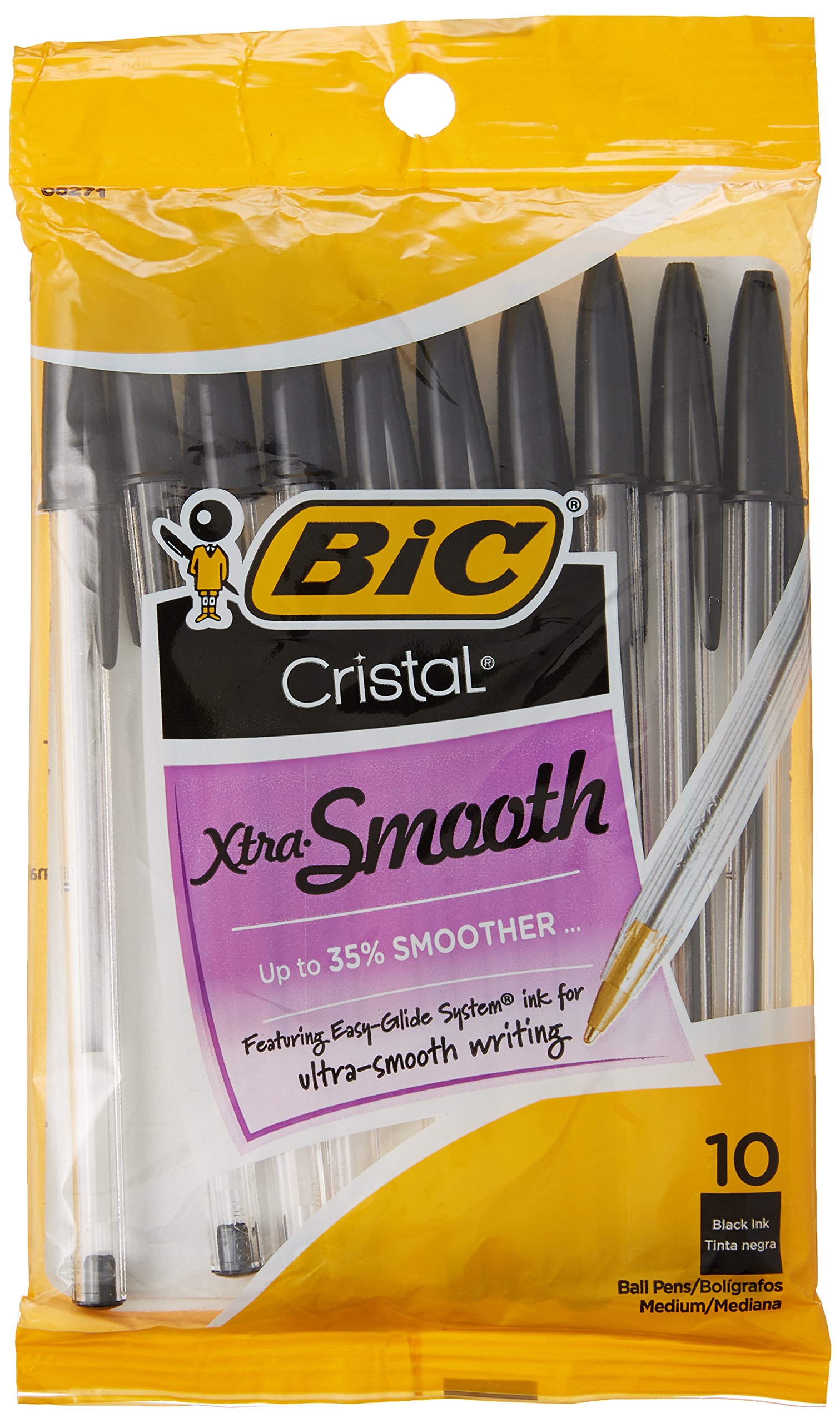 BIC Cristal Pen - Black - 10 Pack