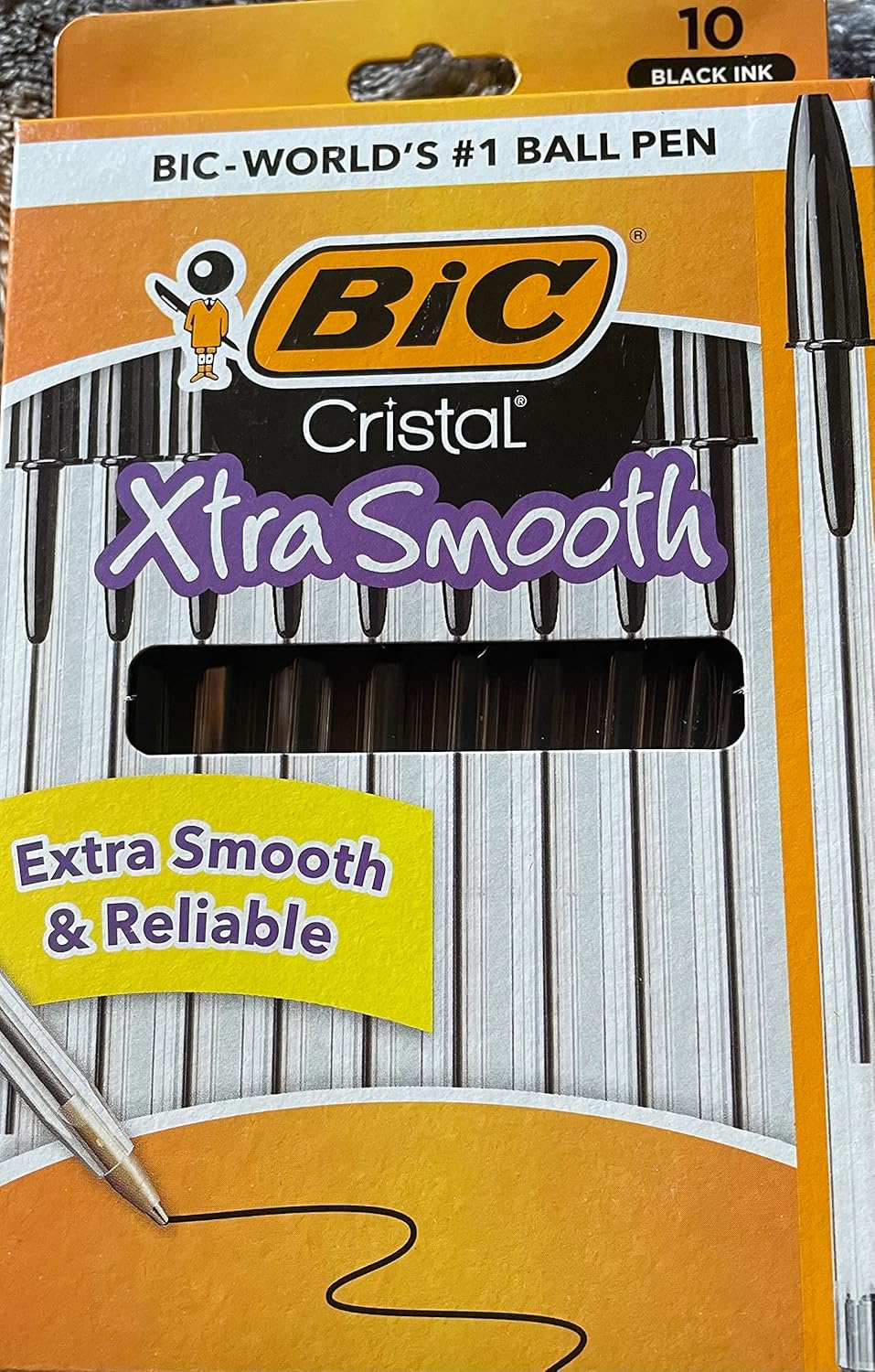 BIC Cristal Pen - Black - 10 Pack