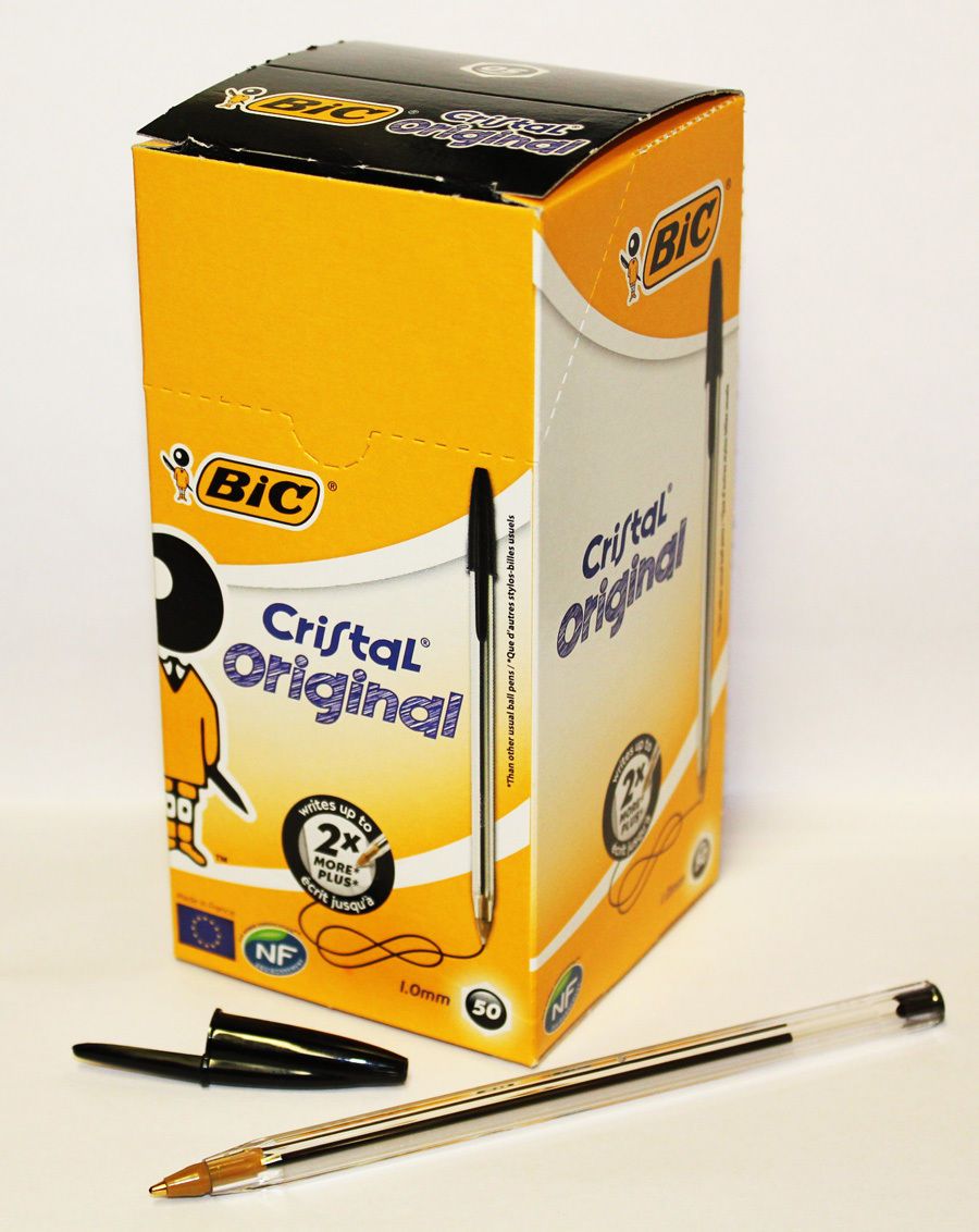 BIC Cristal Pen - Black - 1000 Pack