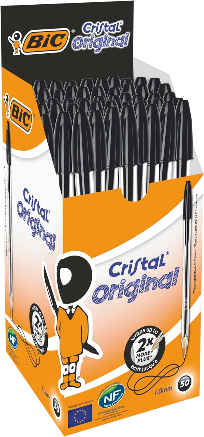 BIC Cristal Pen - Black - 2000 Pack