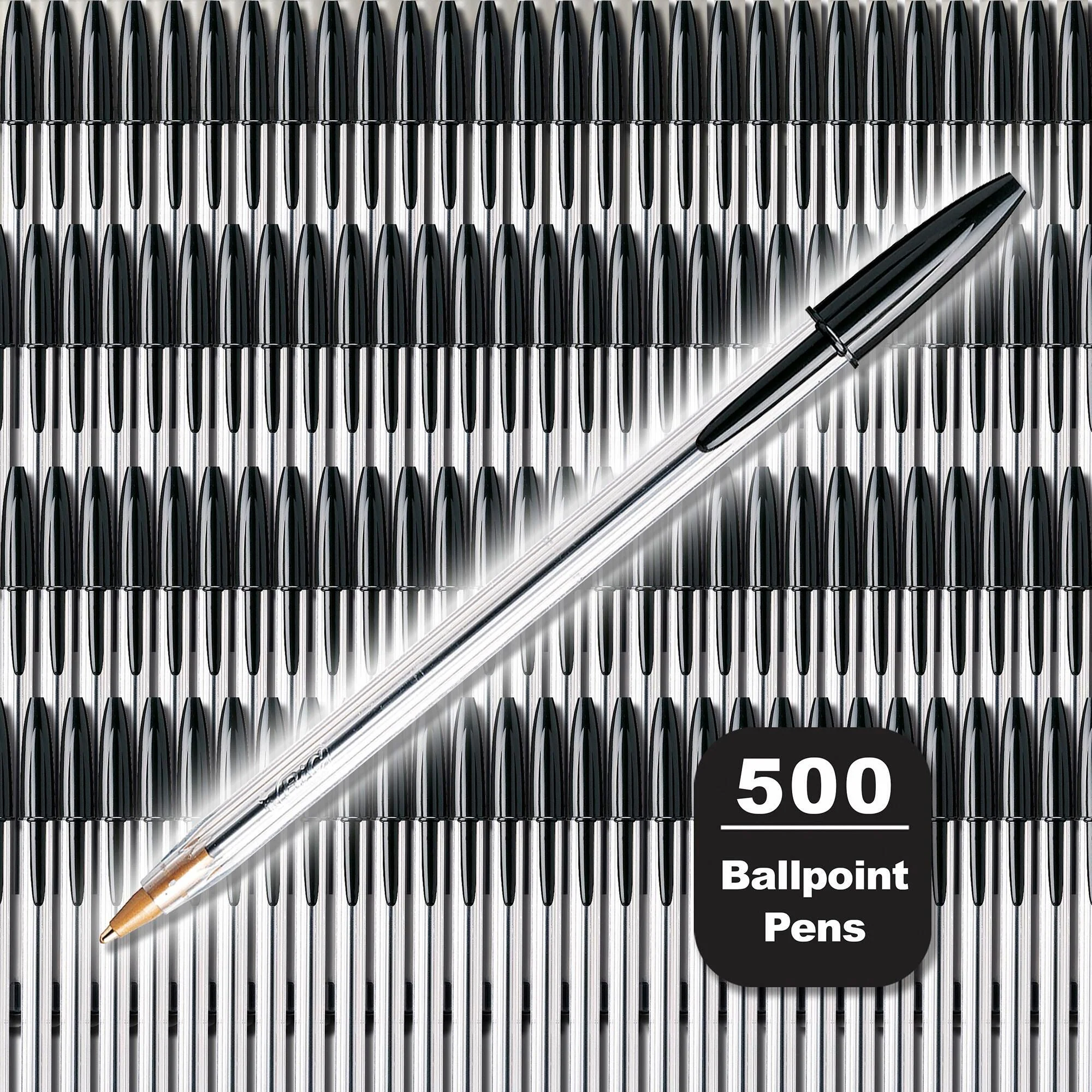 BIC Cristal Pen - Black - 500 Pack