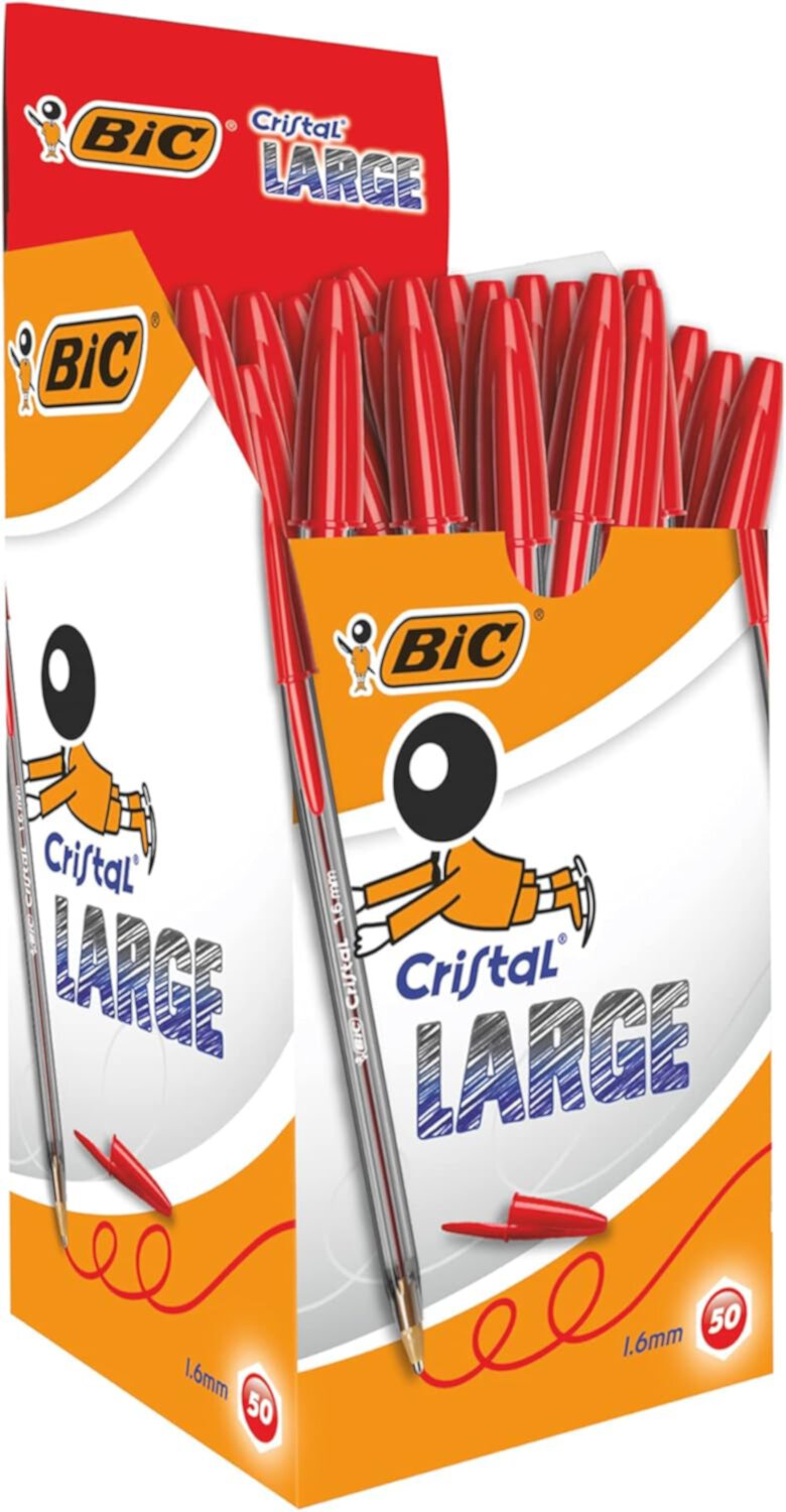 BIC Cristal Pen - Red - Single