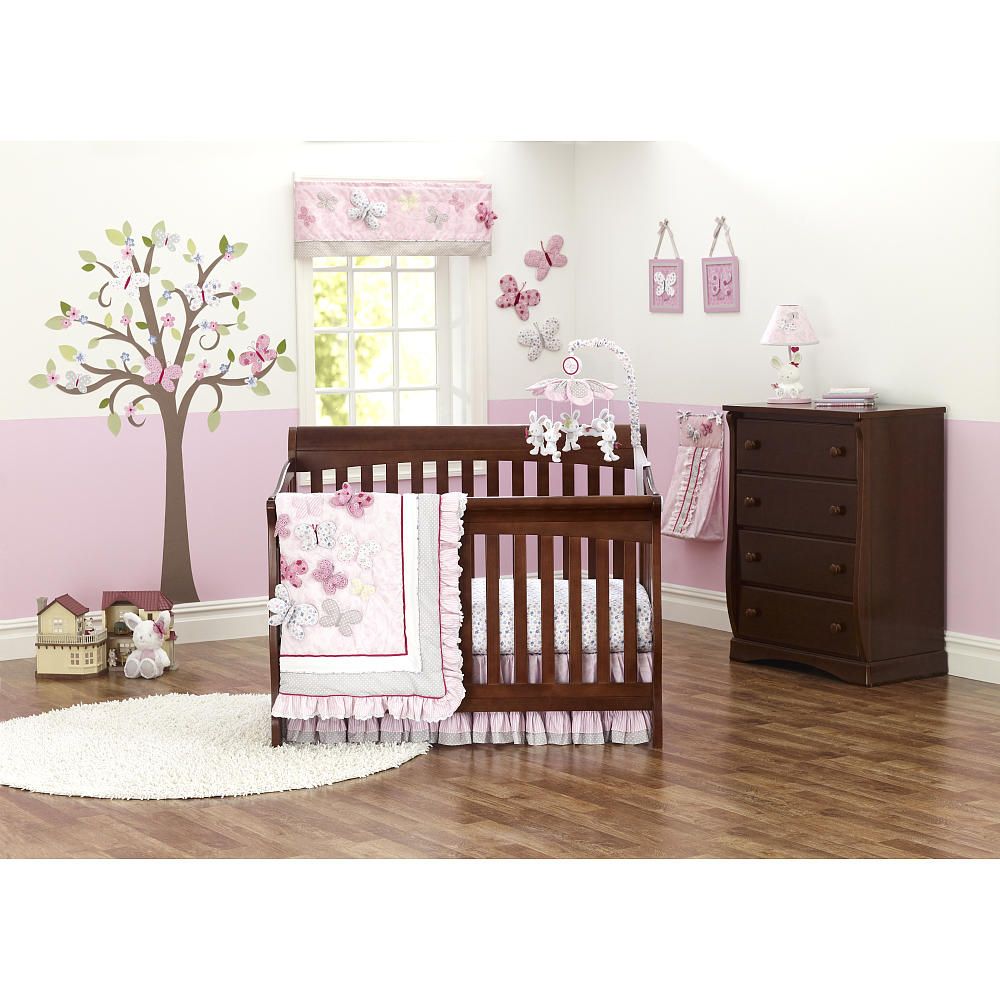 Baby Bedding Set - Crib - 7 Piece