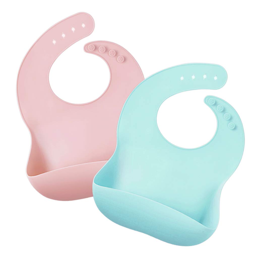 Baby Bibs - Waterproof - 2 Pack